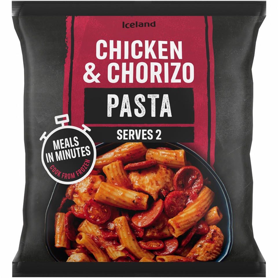 Iceland Chicken & Chorizo Pasta 750g
