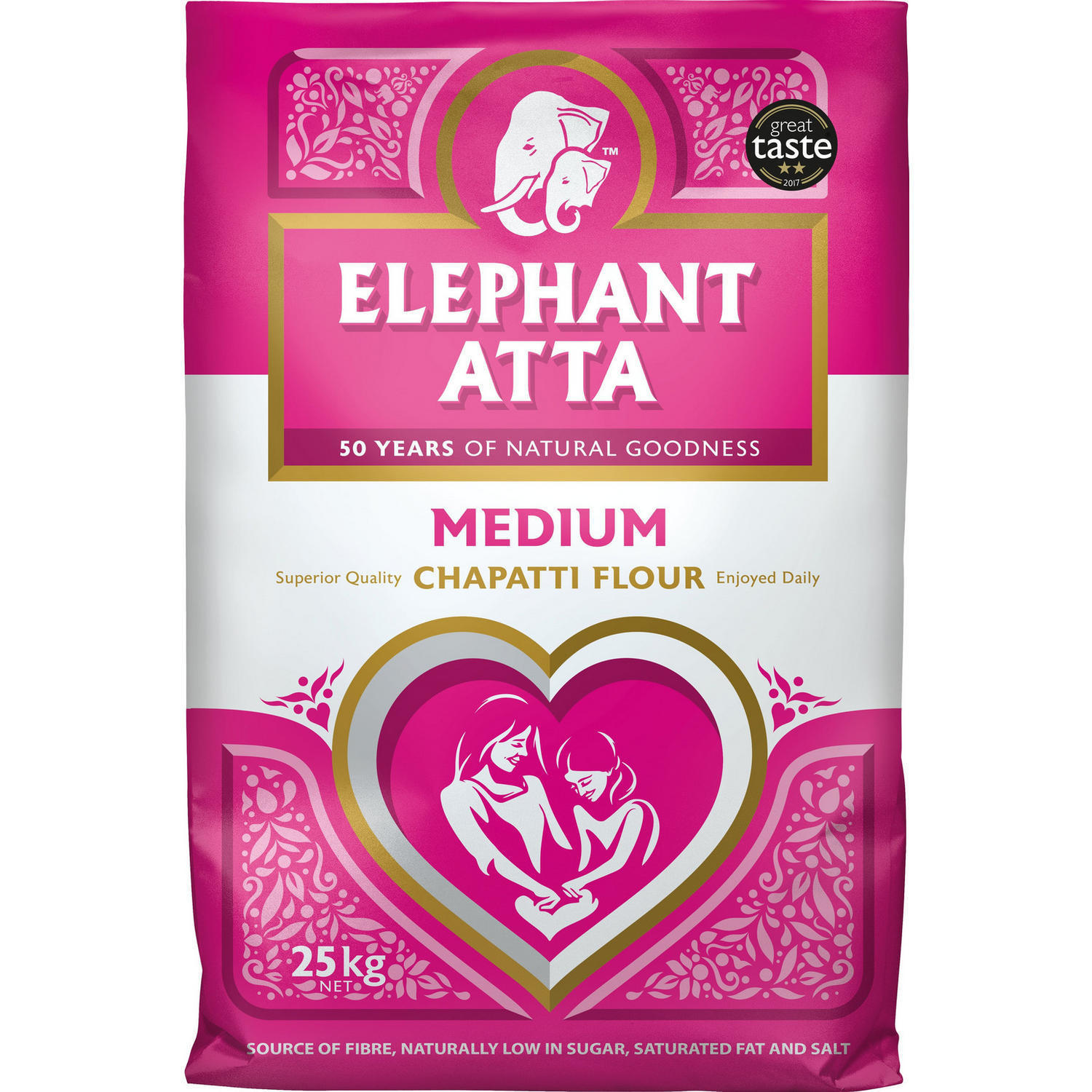 Elephant Atta Medium Chapatti Flour 25KG