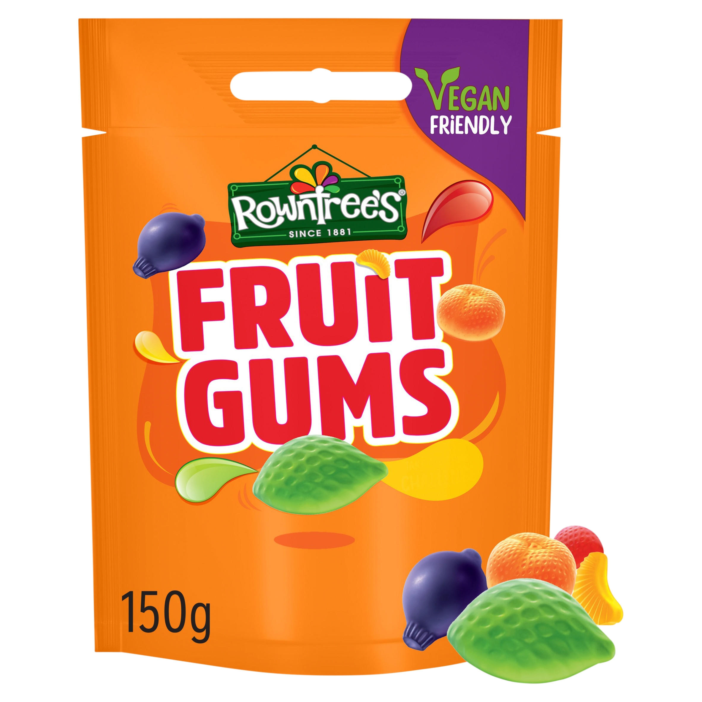 Rowntree's Fruit Gums Sweets Sharing Bag 150g