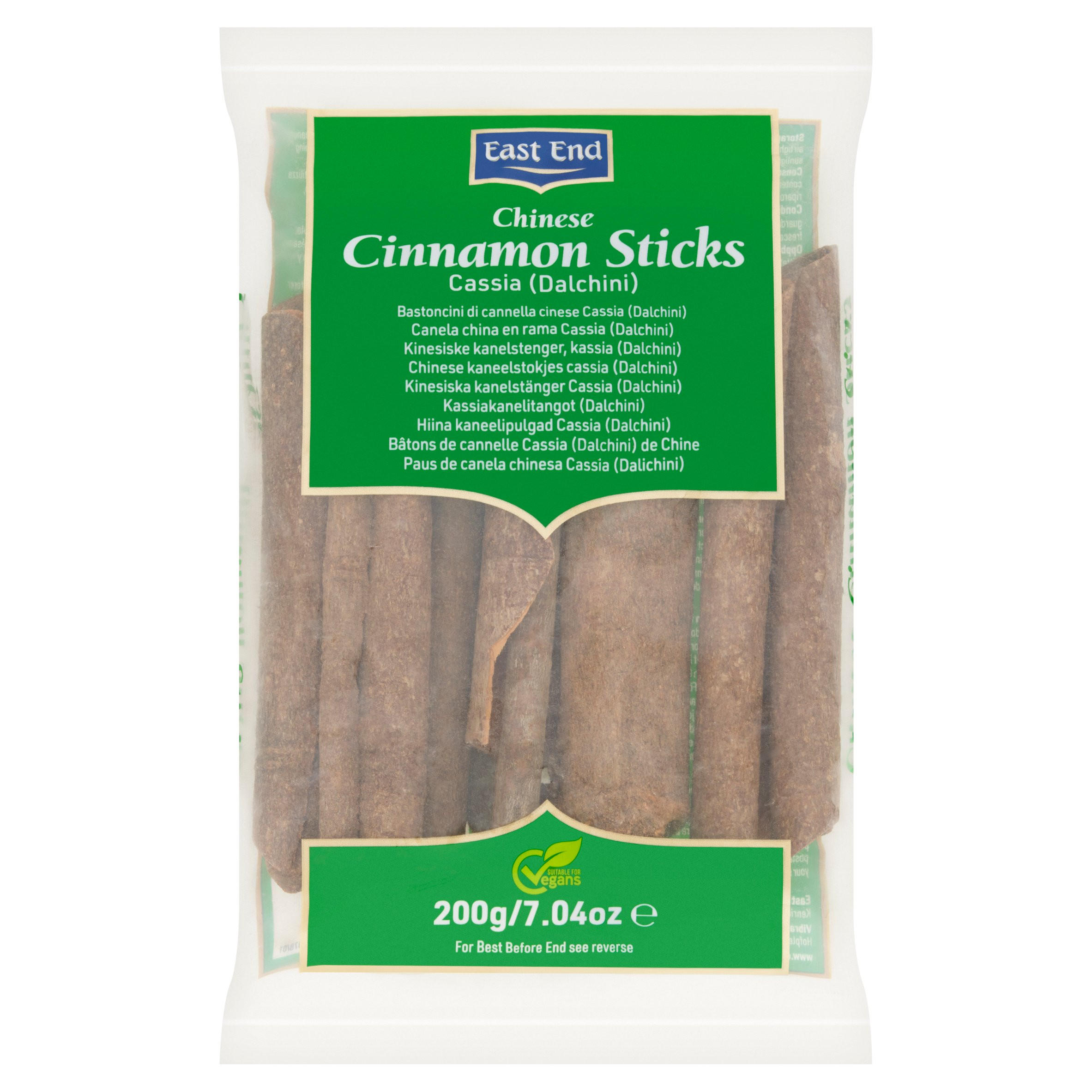 East End Chinese Cinnamon Sticks 200g