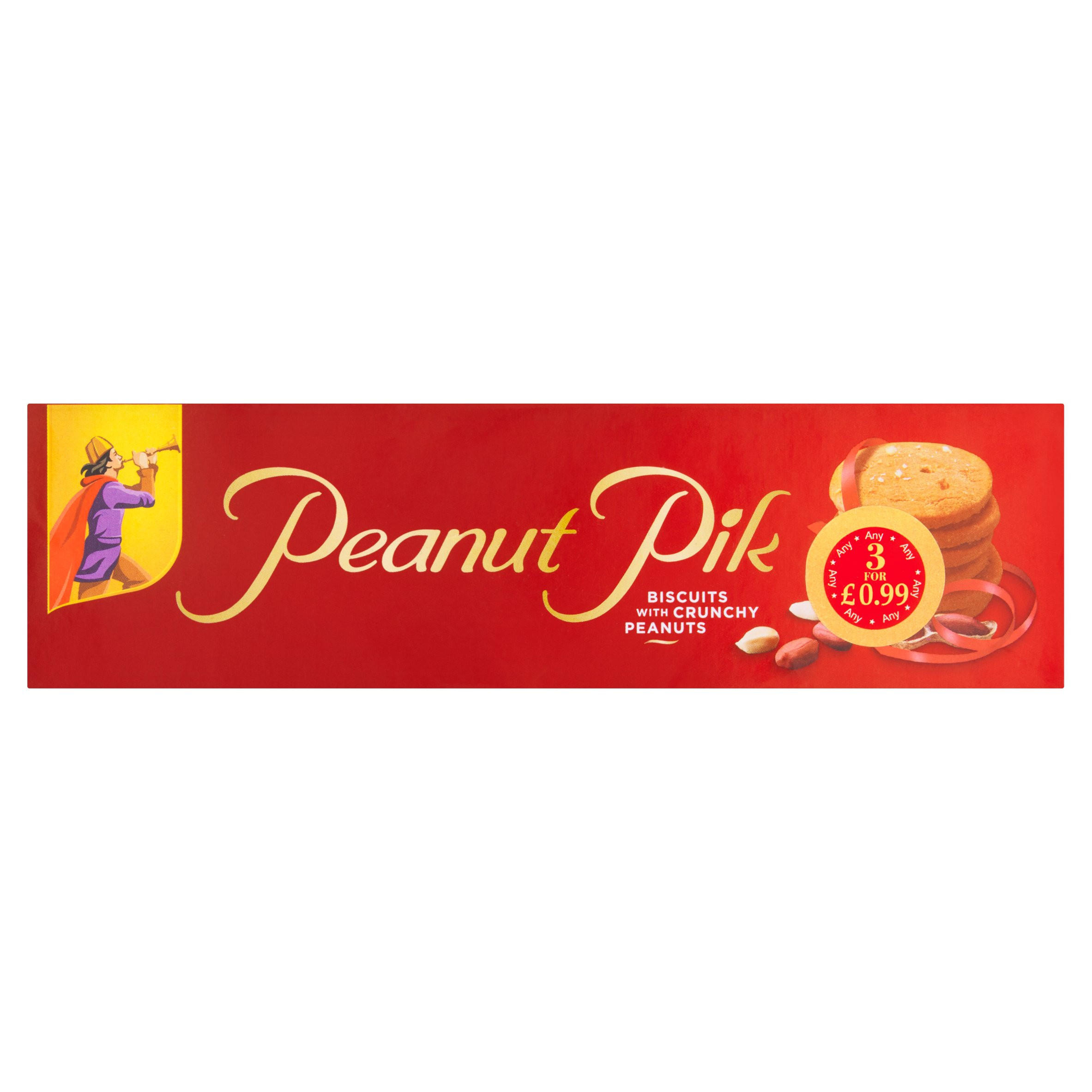 Peanut Pik Biscuits with Crunchy Peanuts 142g