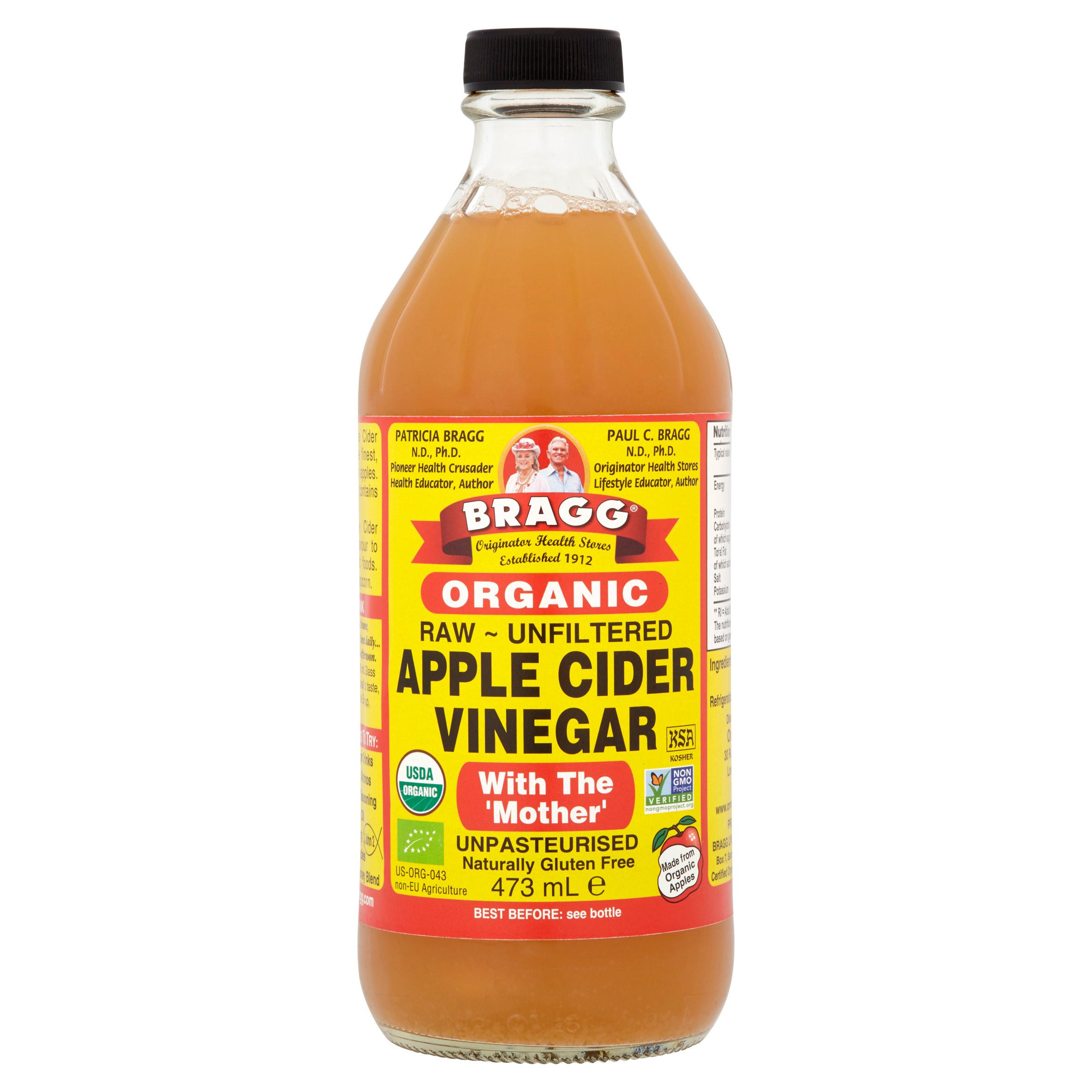 Braggs Organic Apple Cider Vinegar with the Mother 473ml