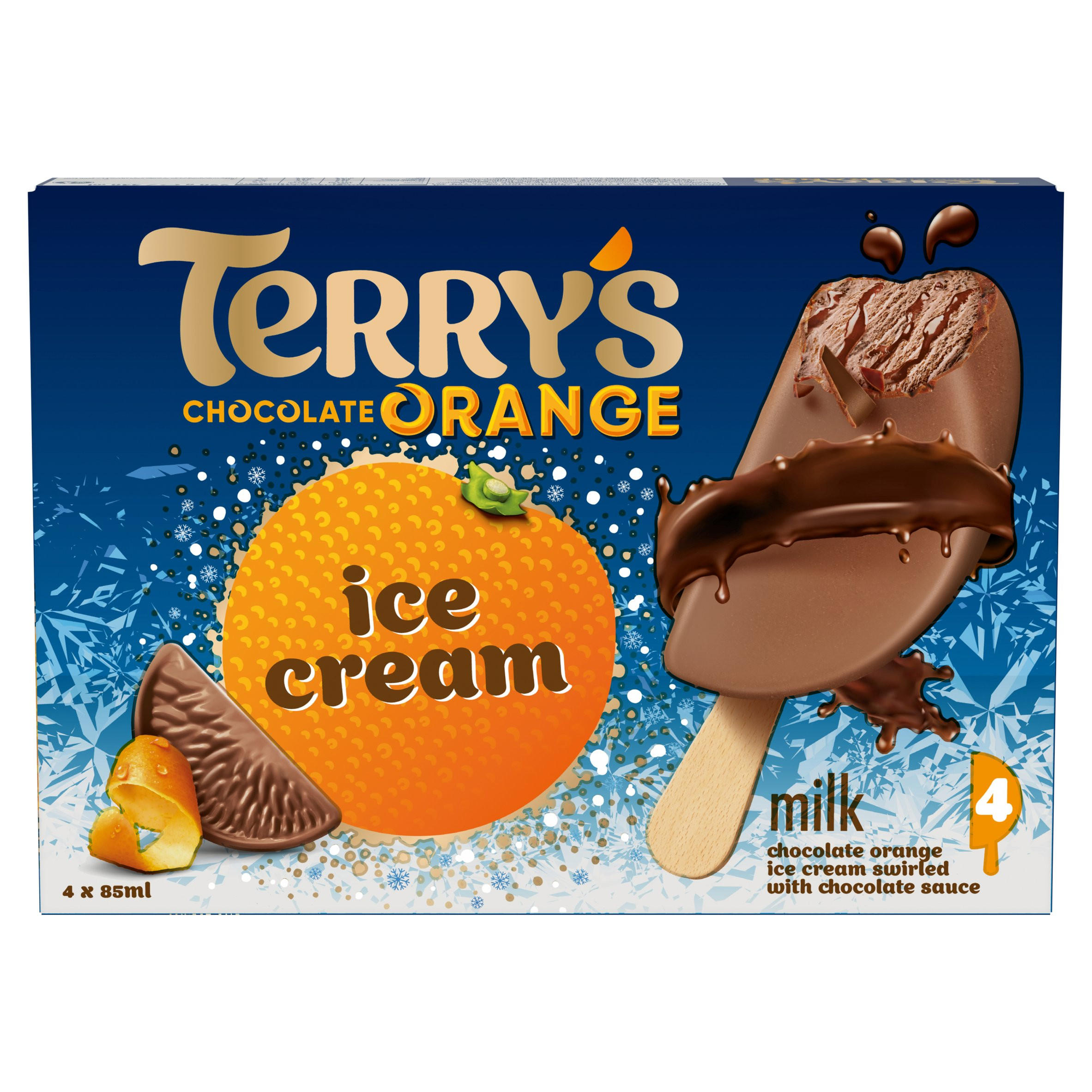 Terry's Chocolate Orange Ice Cream 4 x 85ml