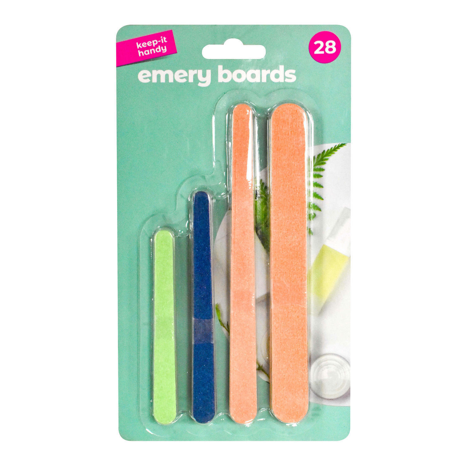 Keep It Handy Smooth Finish Assorted Emery Boards 28 Pack