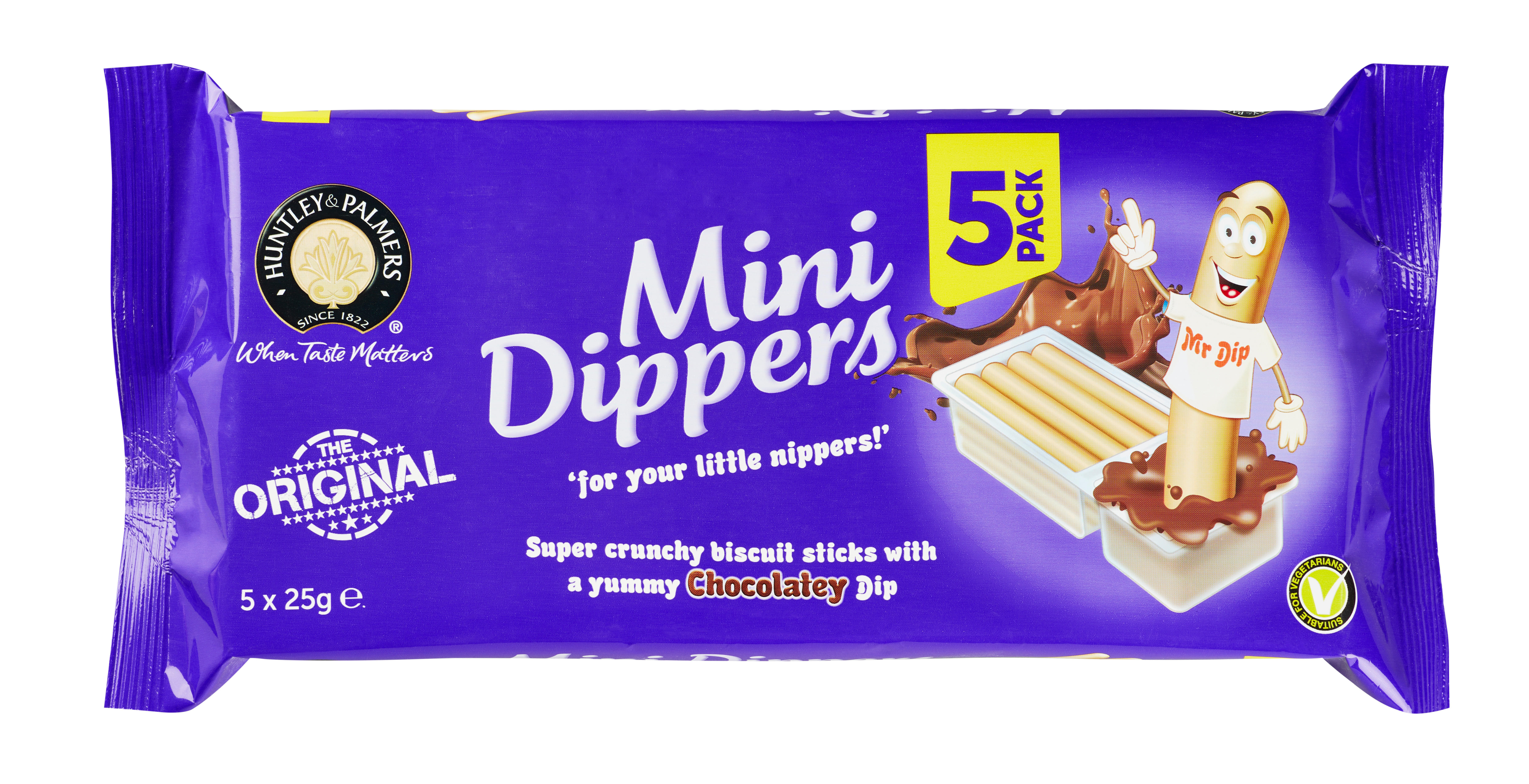 Huntley & Palmers Mini Dippers 5 x 25g