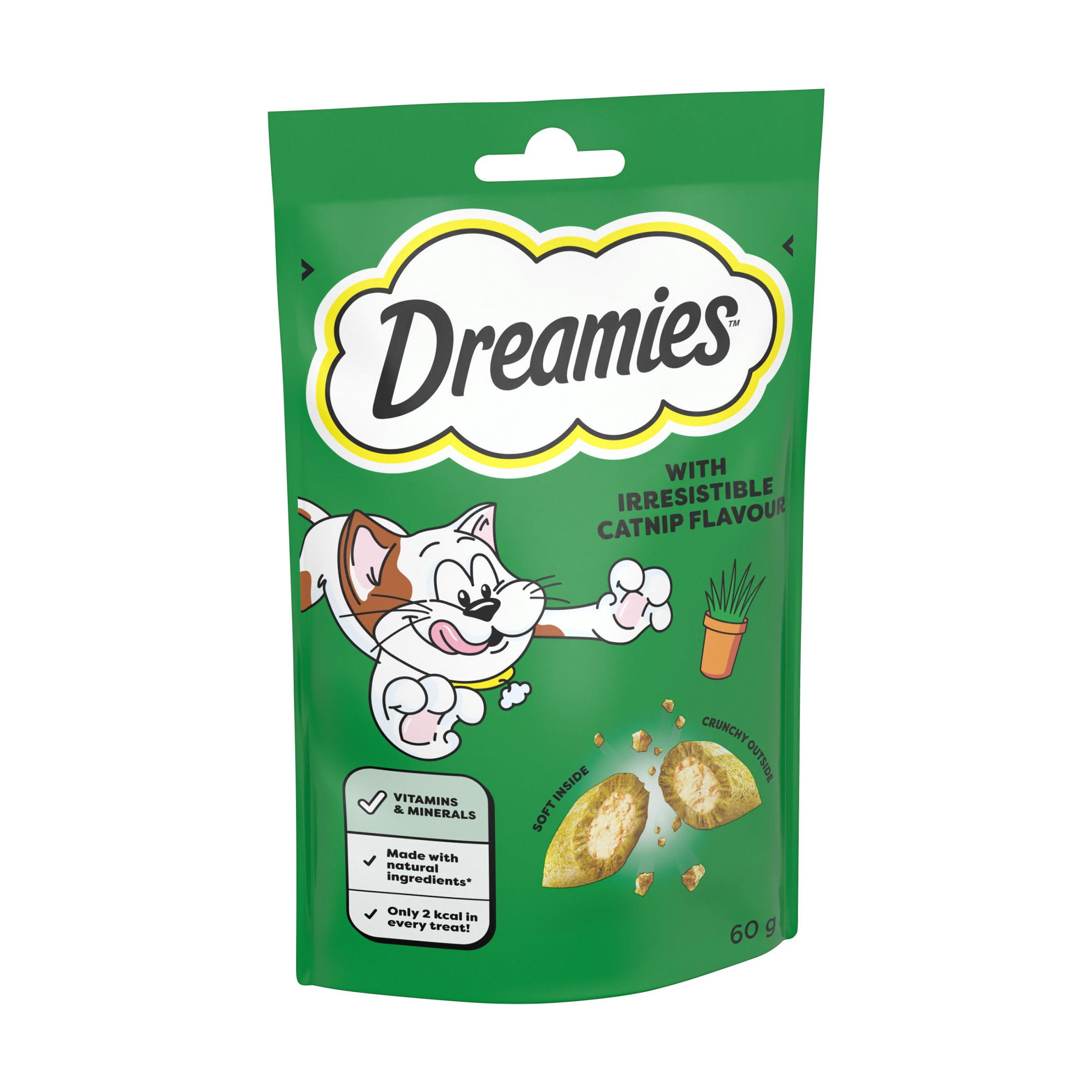 DREAMIES Cat Treat Biscuits with Catnip Flavour 60g