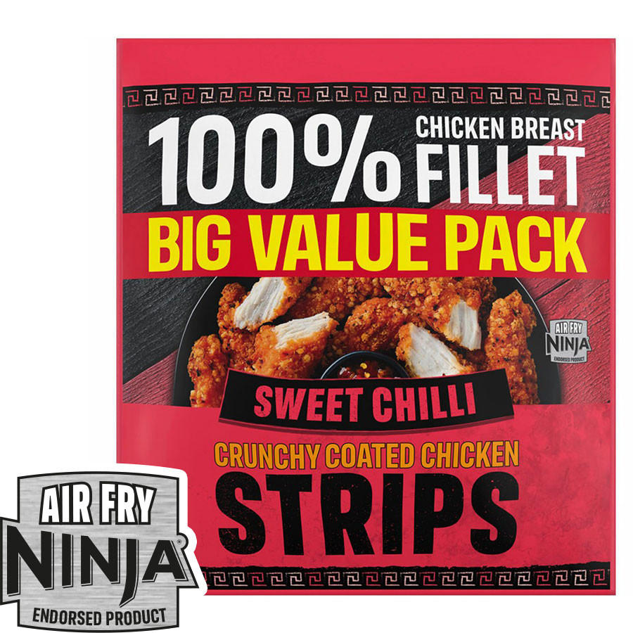 Iceland Sweet Chilli Crunchy Coated Chicken Strips 850g
