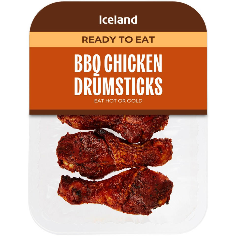 Iceland BBQ Chicken Drumsticks 370g