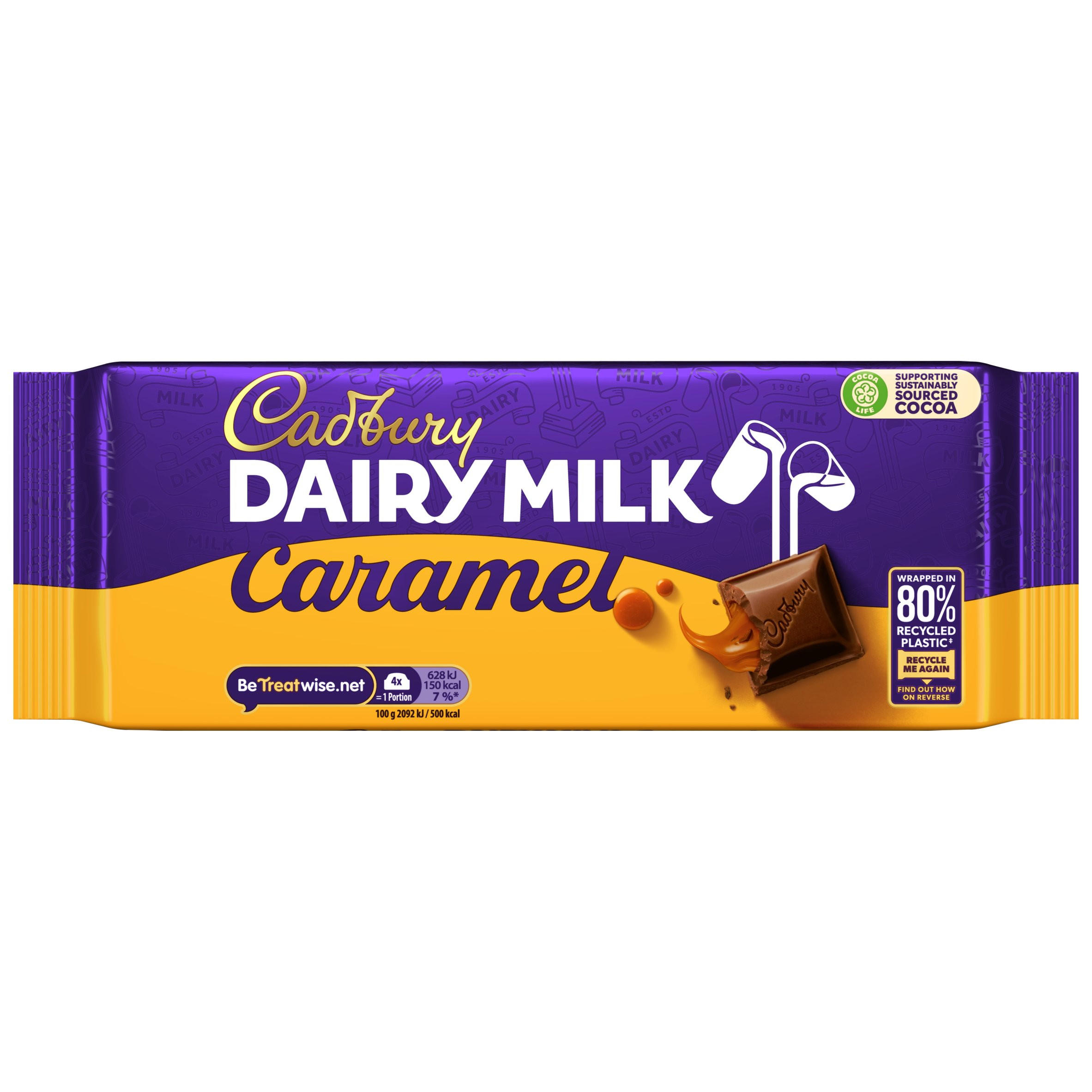 Cadbury Dairy Milk Caramel Chocolate Bar 180 g
