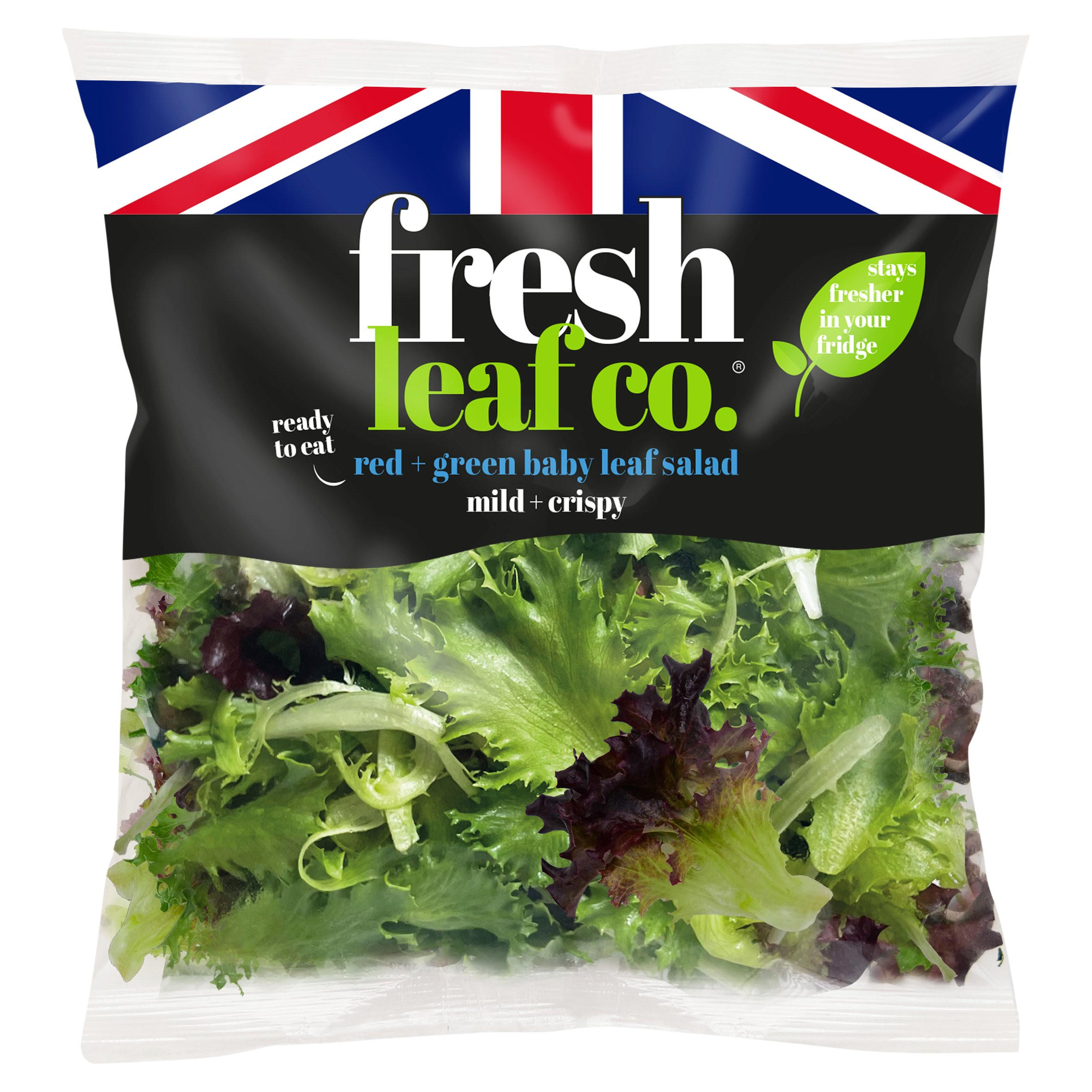 Fresh Leaf Co. Red + Green Baby Leaf Salad 70g
