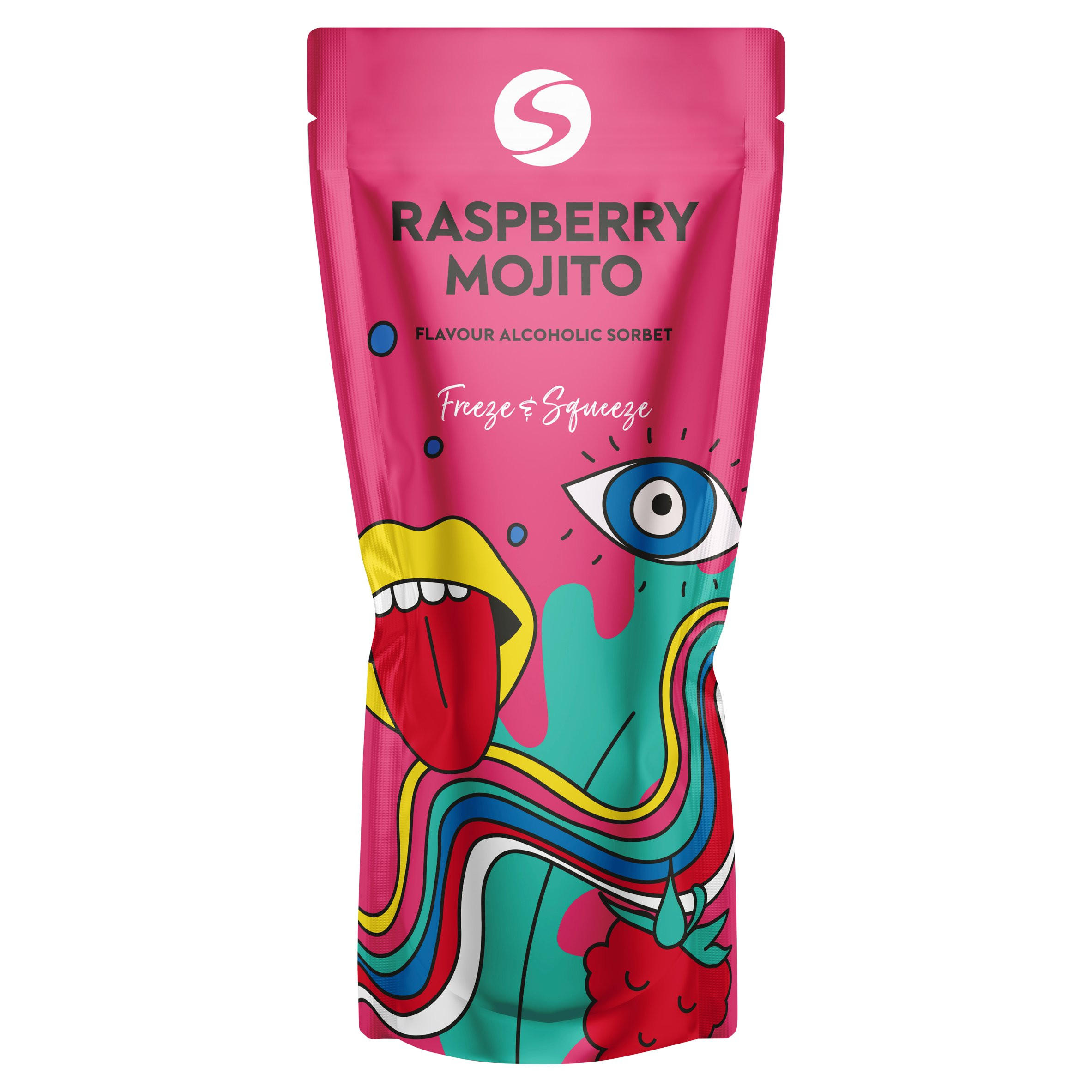 Shuda Raspberry Mojito Flavour Alcoholic Sorbet 250ml