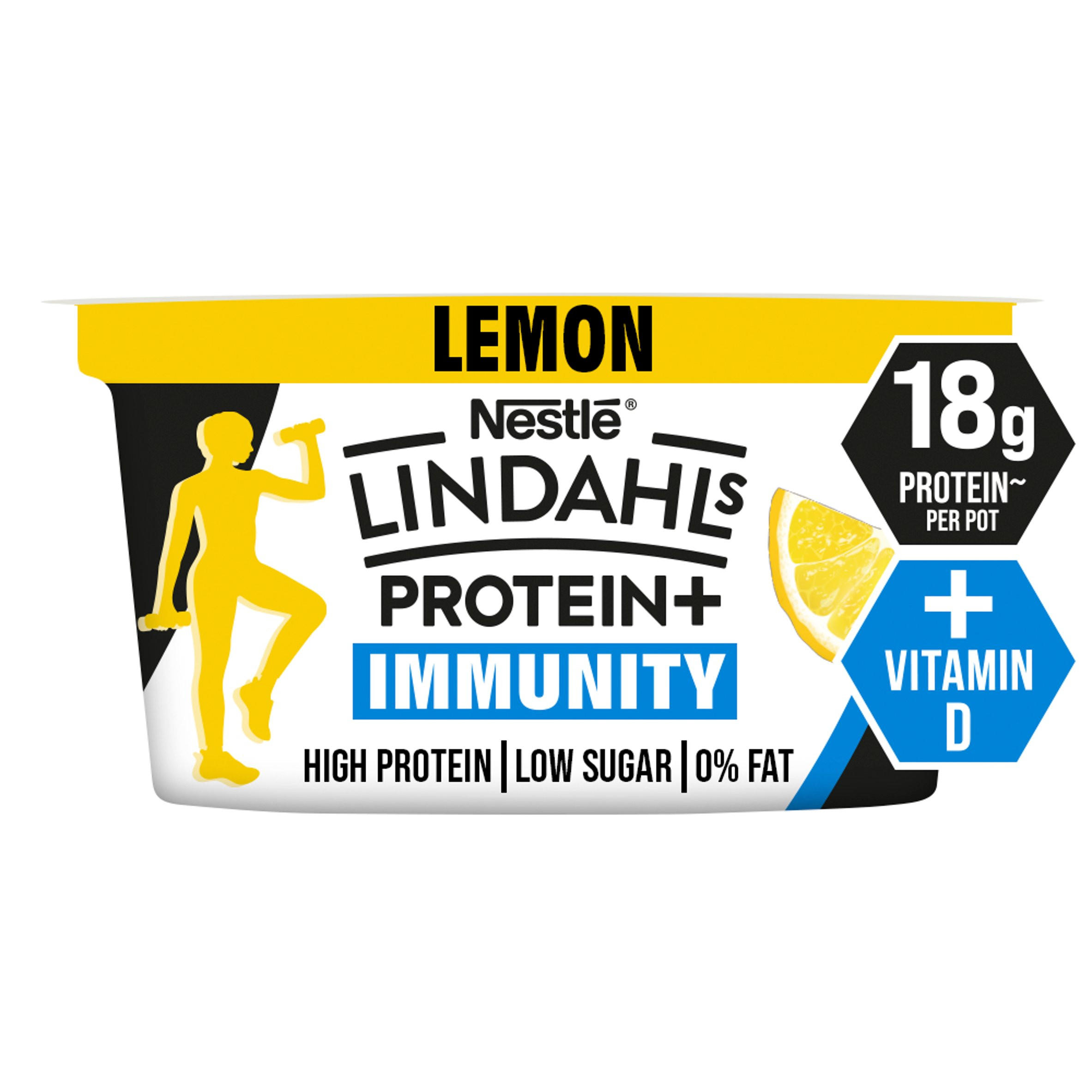 Lindahls Protein+ Immunity Lemon Flavoured 150g