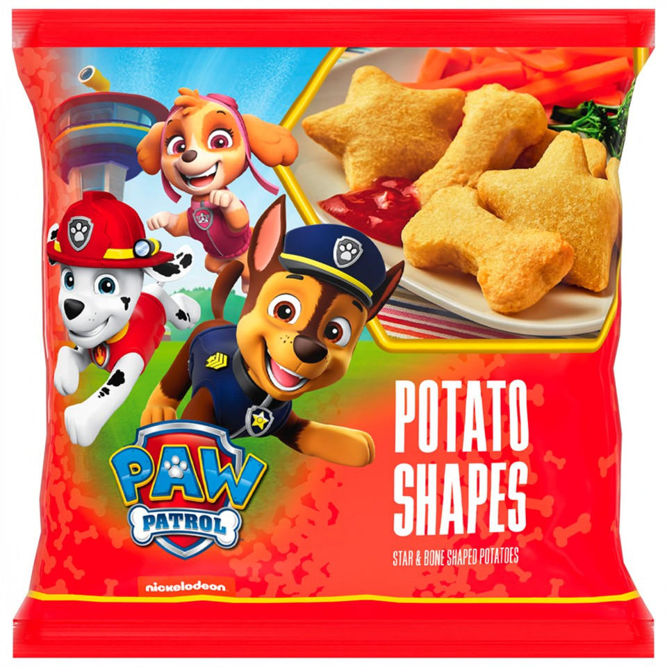 Paw Patrol Potato Shapes 600g