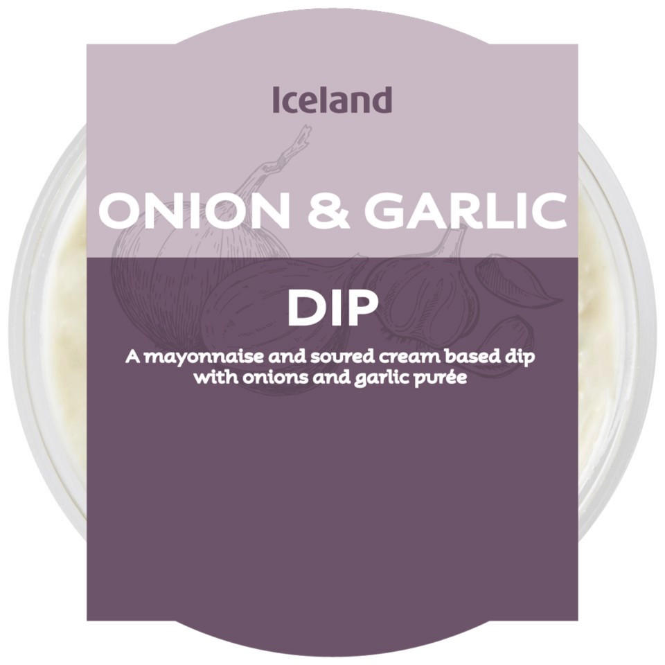 Iceland Onion & Garlic Dip 200g