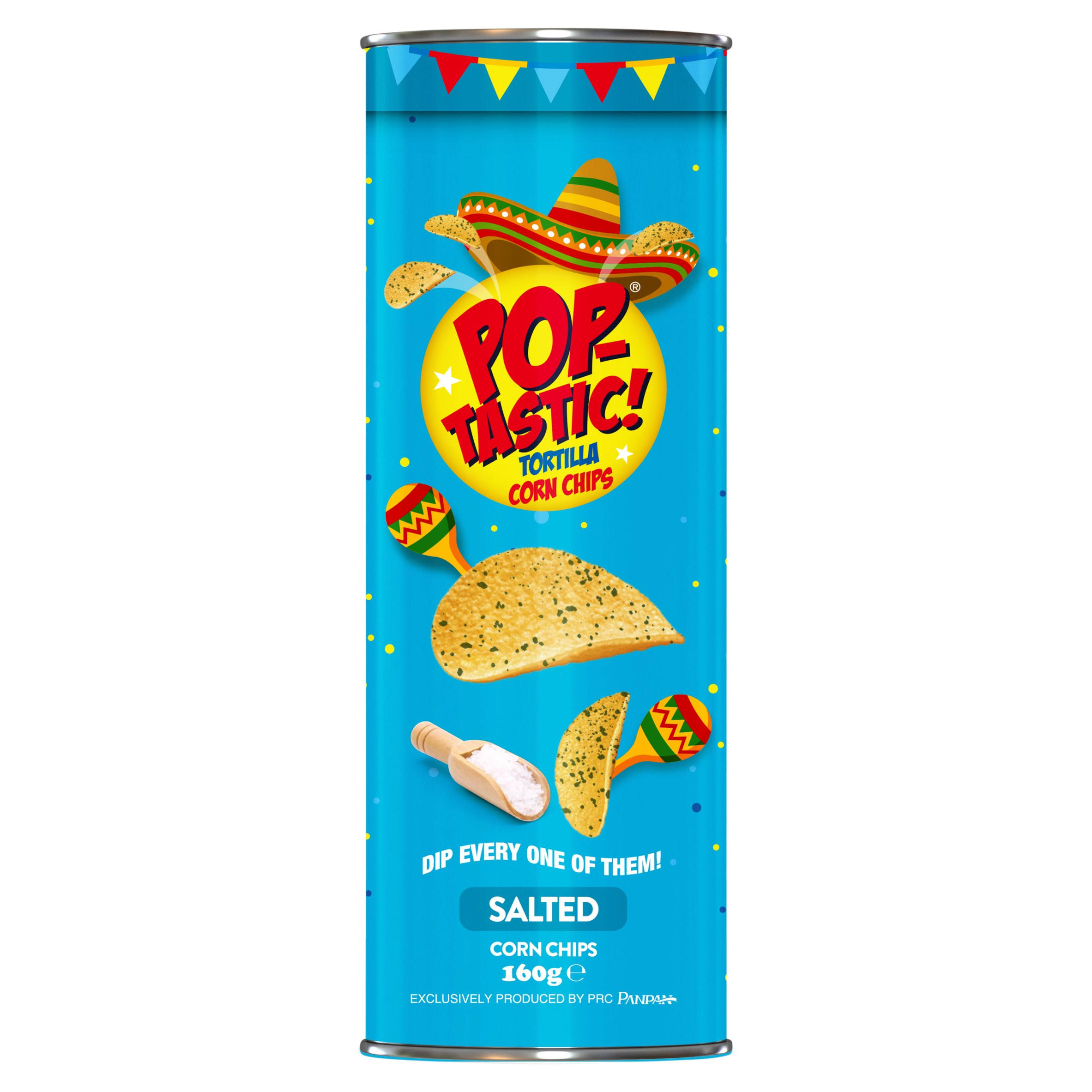 Pop-Tastic! Tortilla Salted Corn Chips 160g