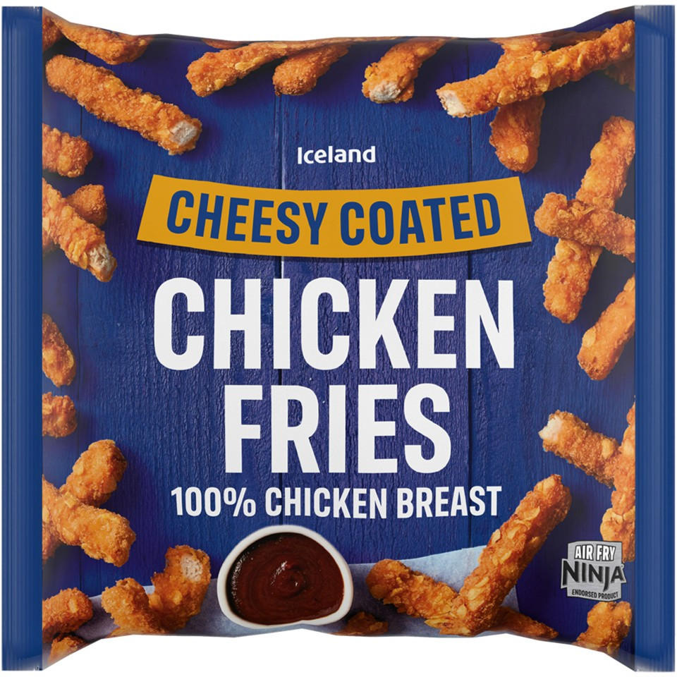 Iceland Cheesy Coated Chicken Fries 500g