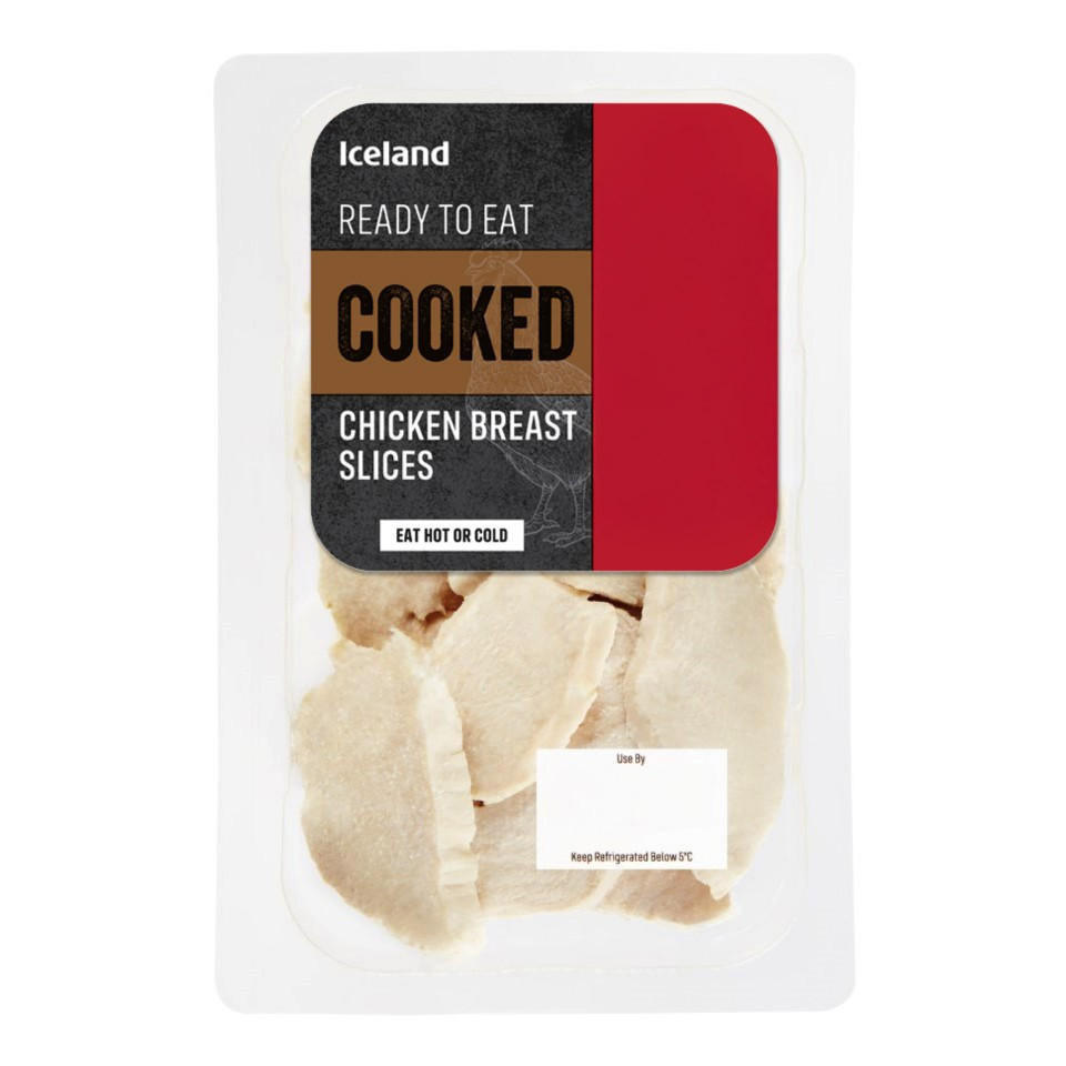 Iceland Cooked Chicken Breast Slices 160g