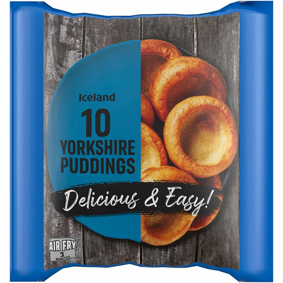 Iceland 10 Yorkshire Puddings 185g