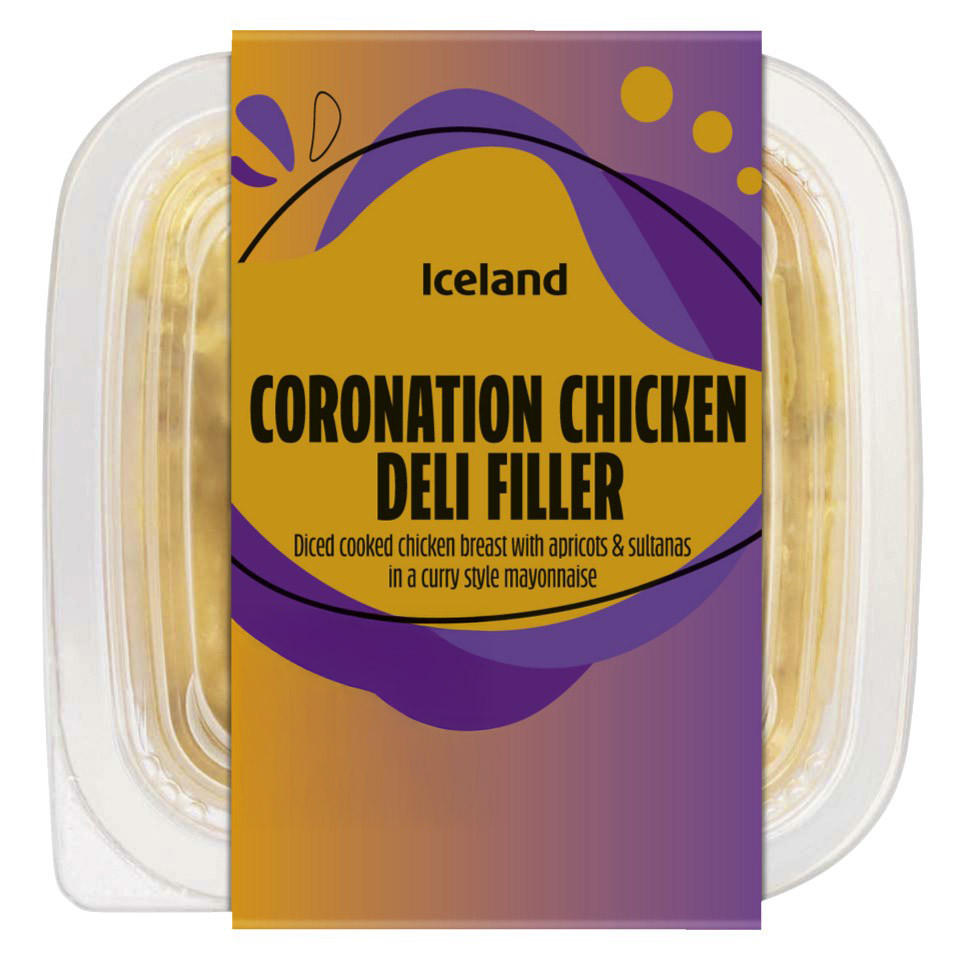 Iceland Coronation Chicken Sandwich Filler 250g