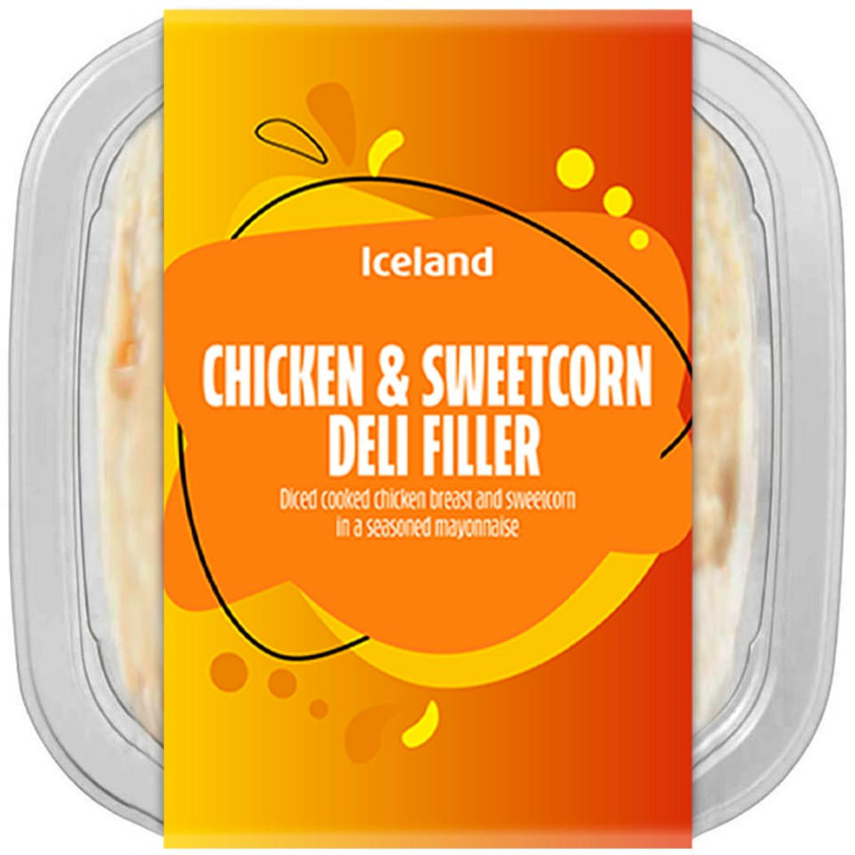 Iceland Chicken & Sweetcorn Deli Filler 225g
