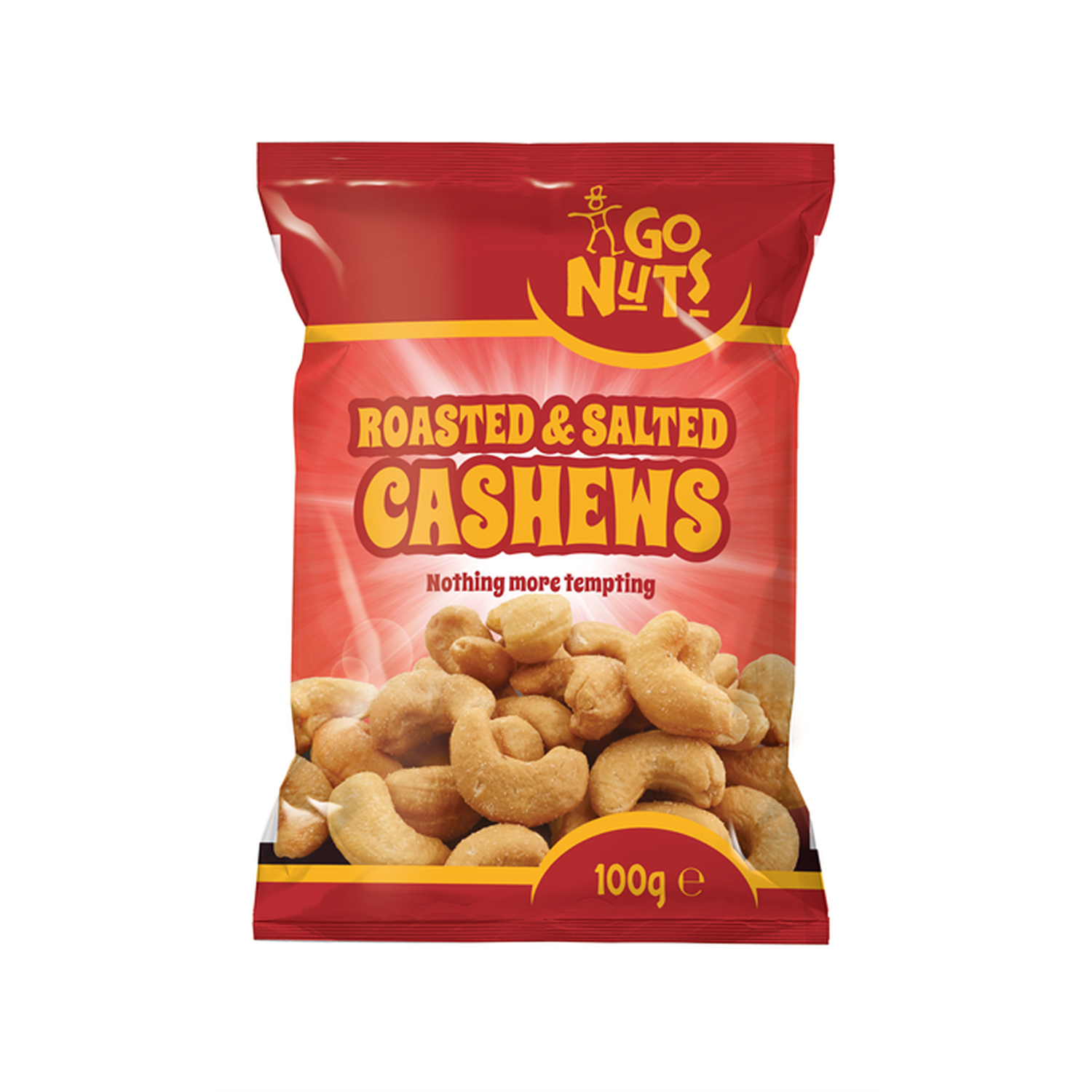 Go Nuts Roasted & Salted Cashews 100g