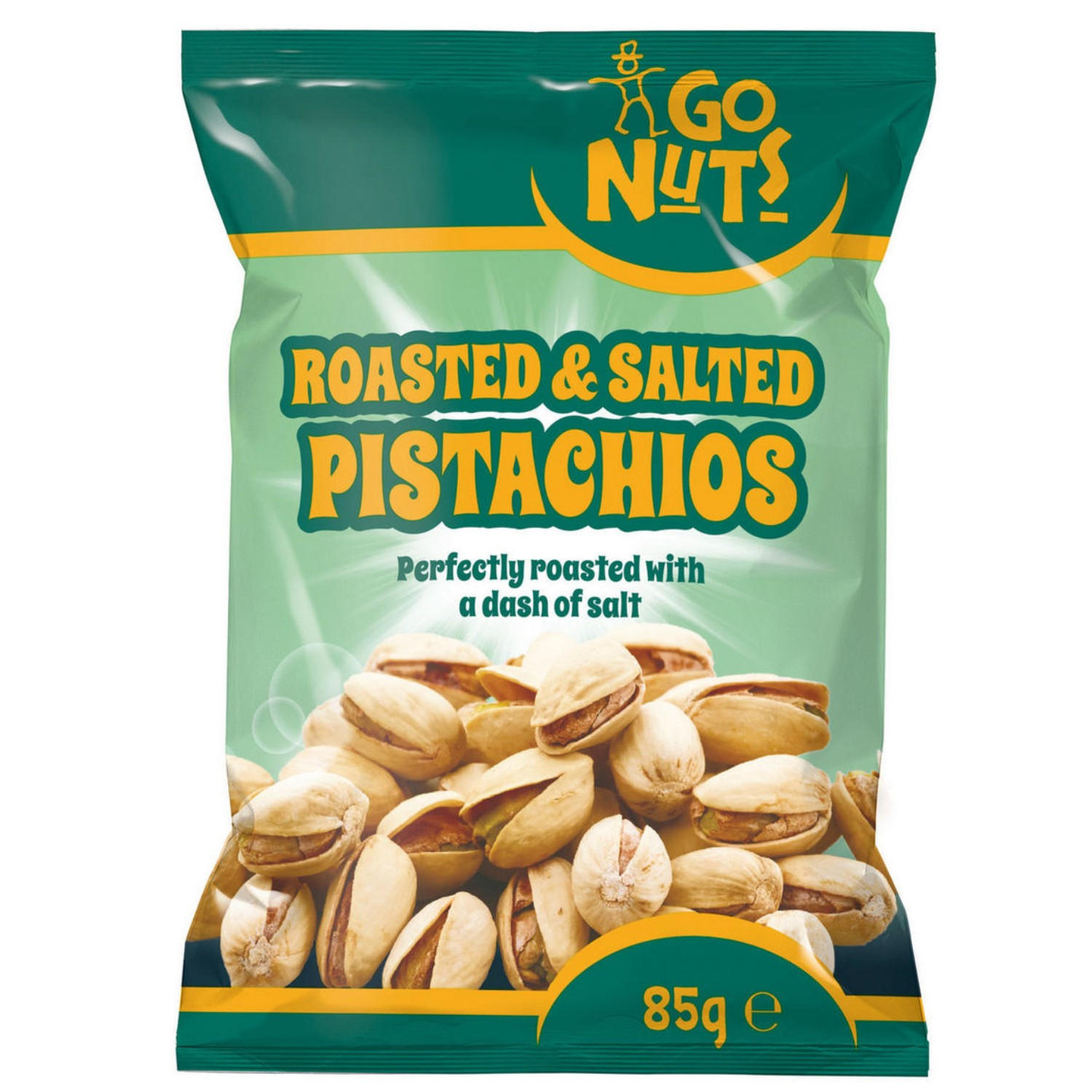 Go Nuts Roasted & Salted Pistachios 80g