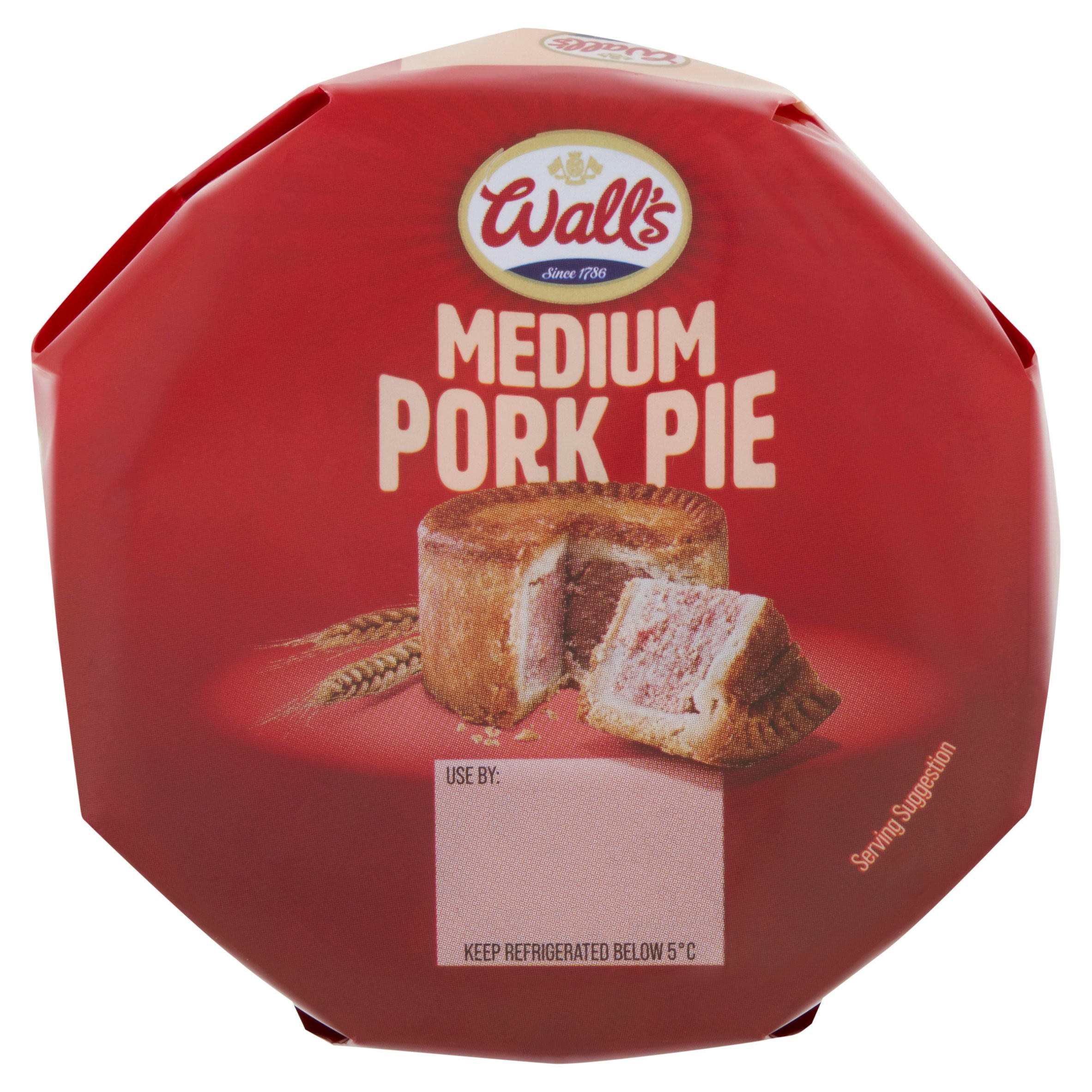 Wall's Medium Pork Pie 295g