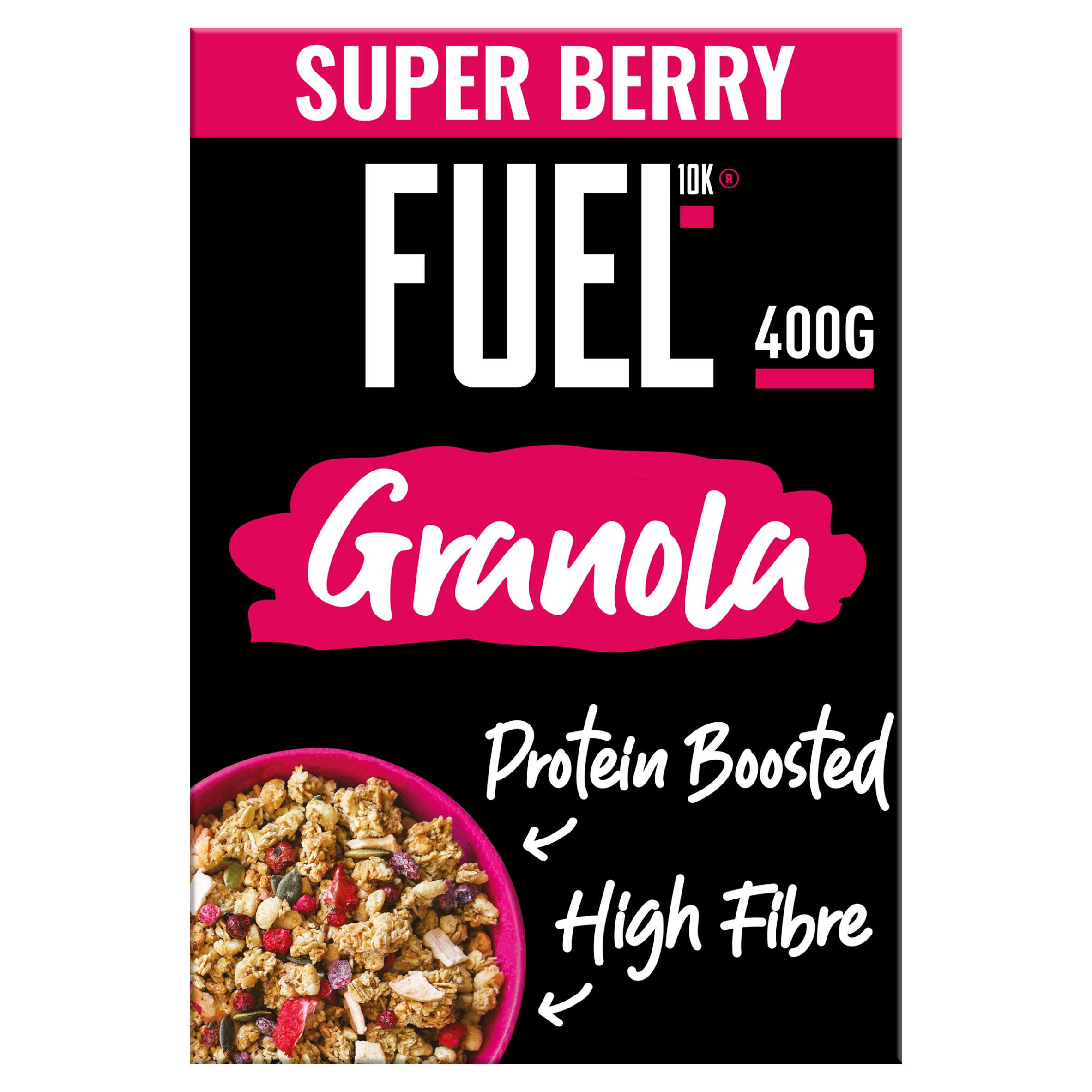 FUEL10K Super Berry Protein Granola Breakfast Cereal 400g