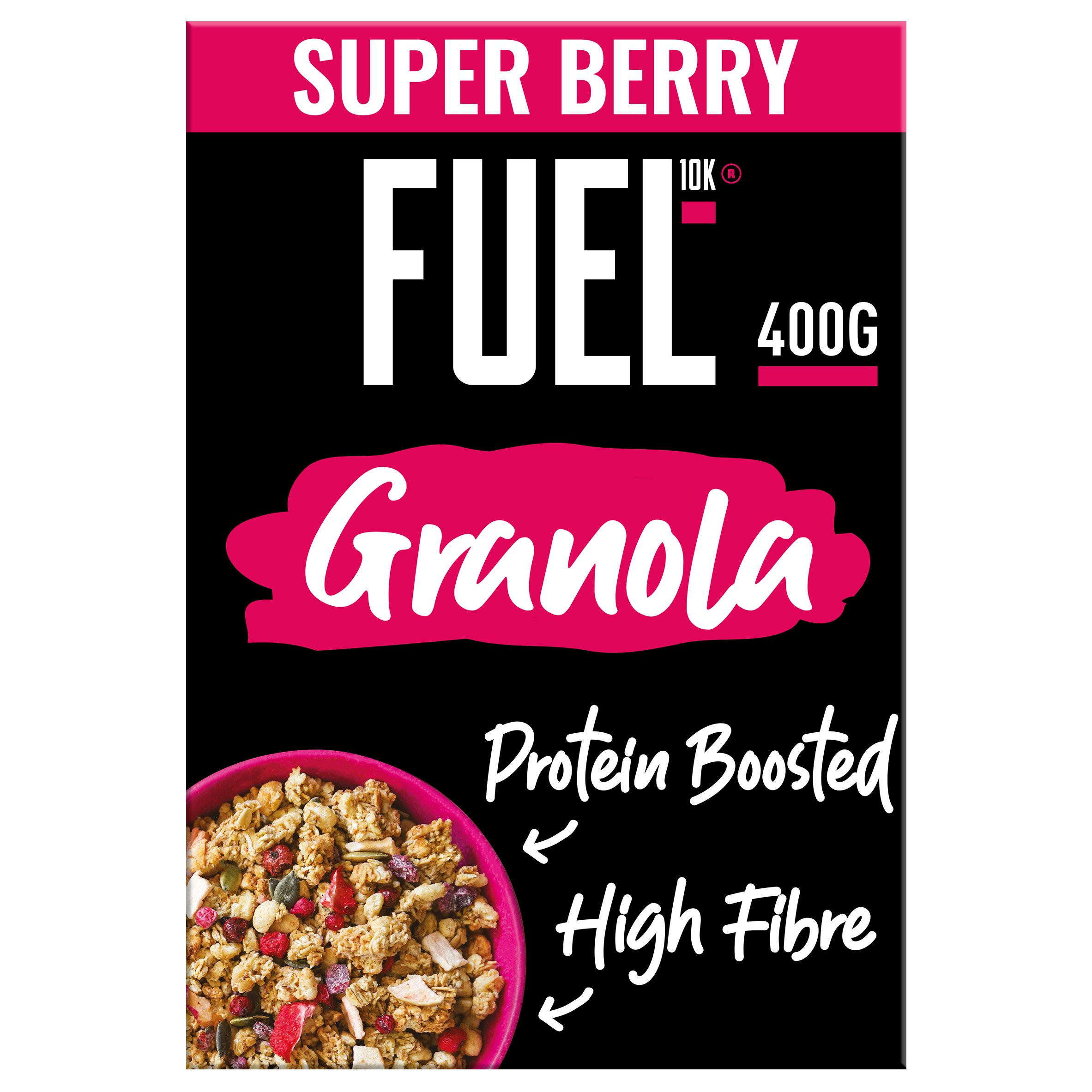 FUEL10K Super Berry Protein Granola Breakfast Cereal 400g
