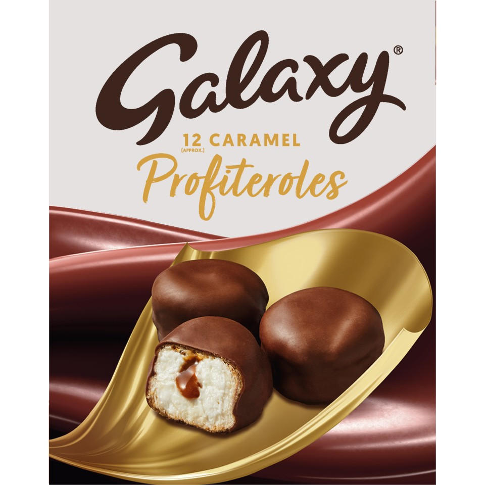 Galaxy Caramel Profiteroles 222g