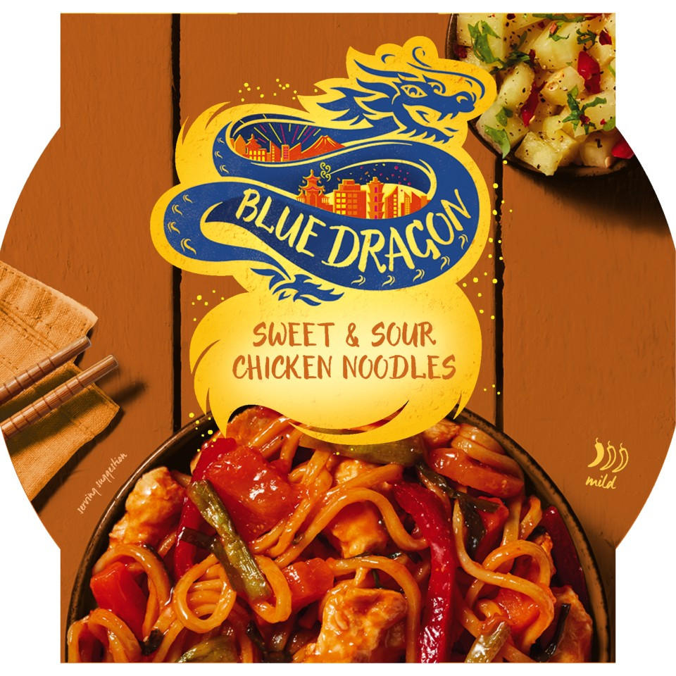 Blue Dragon Sweet & Sour Chicken Noodles 400g