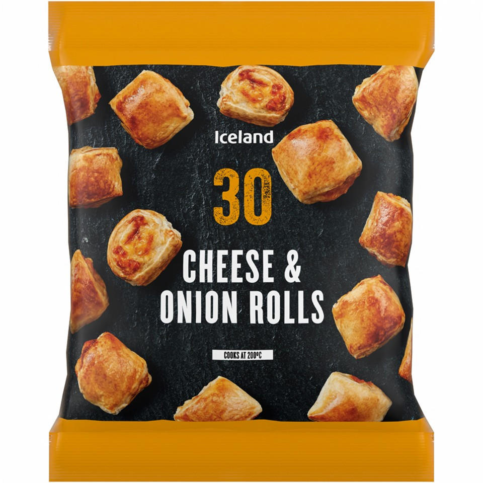 Iceland 30* (approx.) Cheese & Onion Rolls 540g