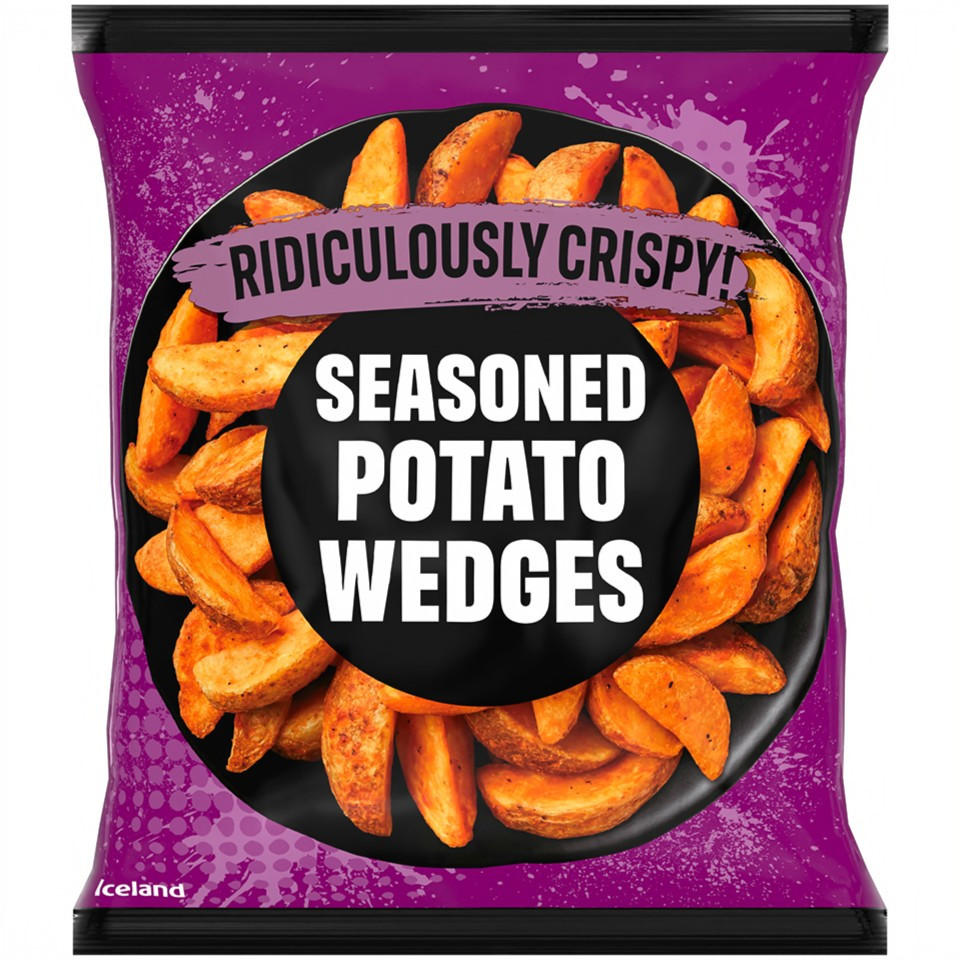 Iceland Ridiculously Crispy Seasoned Potato Wedges 900g