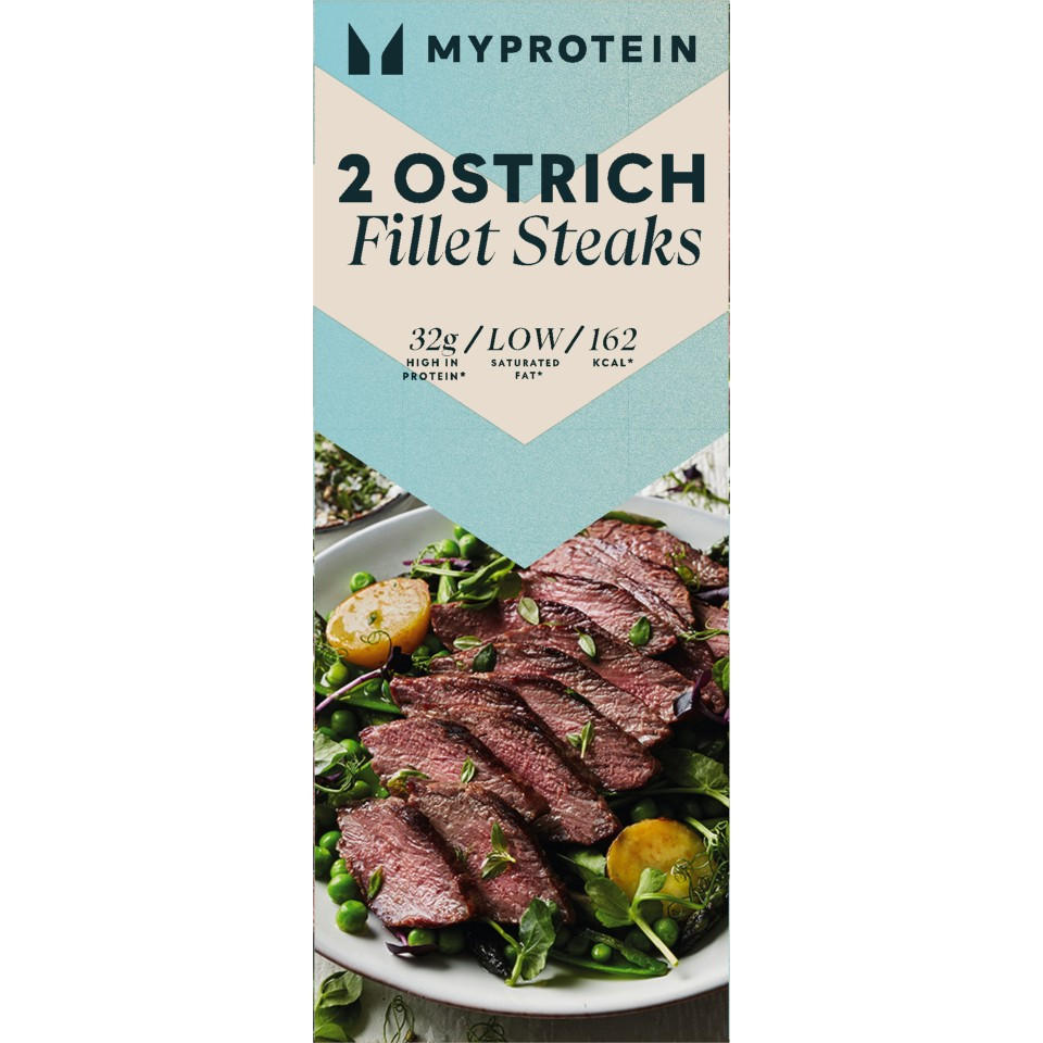 Myprotein 2 Ostrich Fillet Steaks 250g