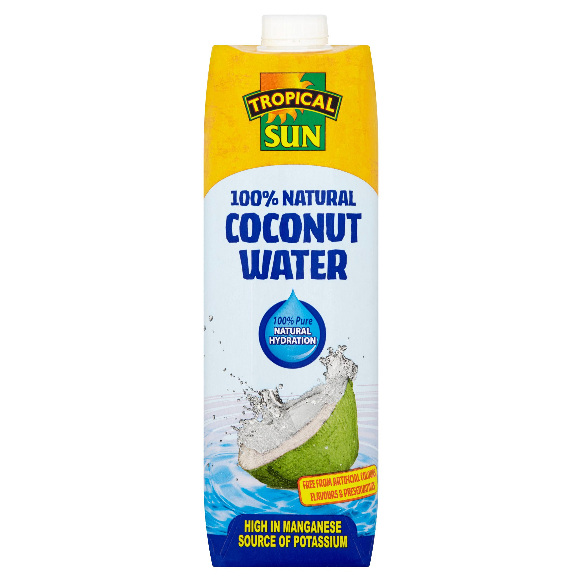 Tropical Sun 100% Natural Coconut Water 1 Litre