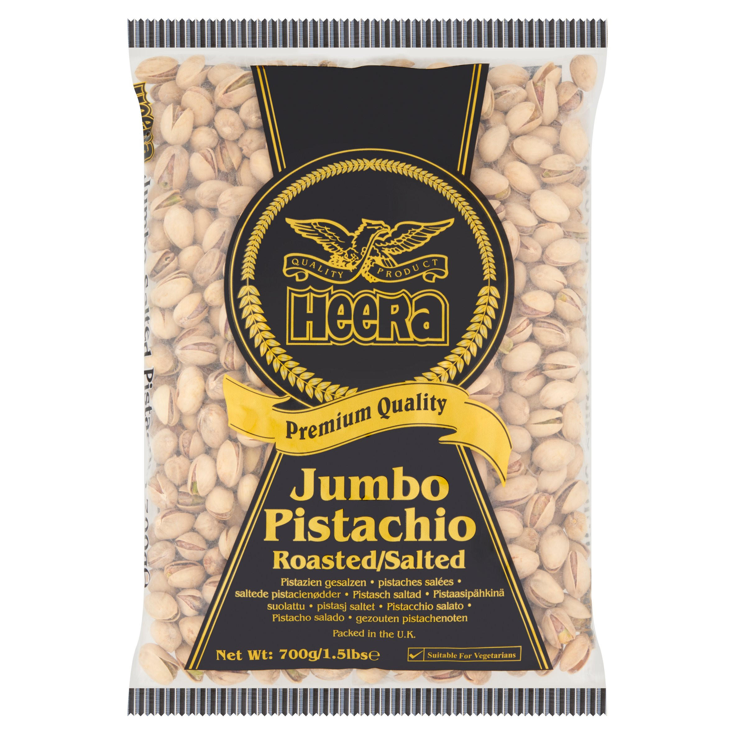 Heera Jumbo Roasted/Salted Pistachio 700g