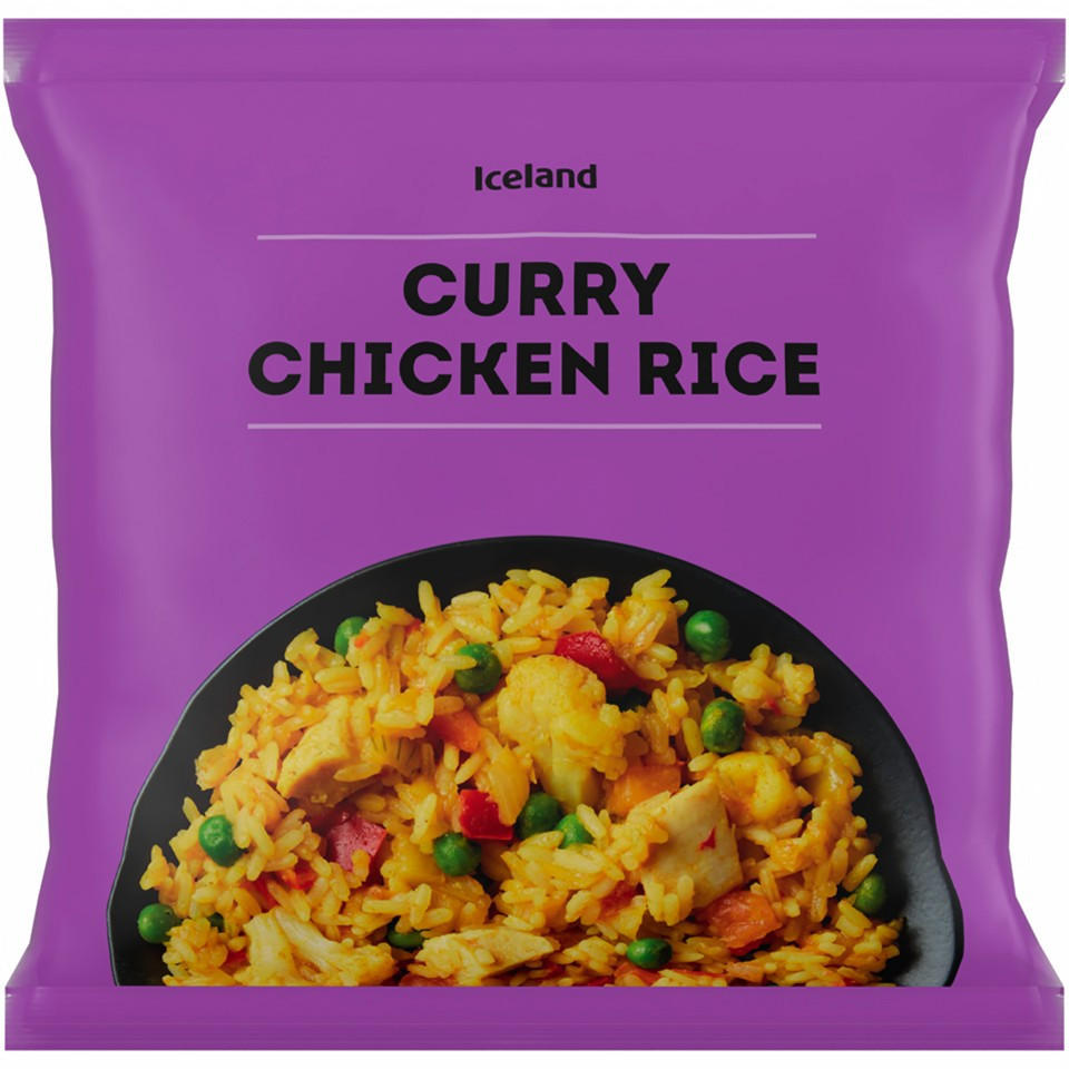 Iceland Curry Chicken Rice 350g