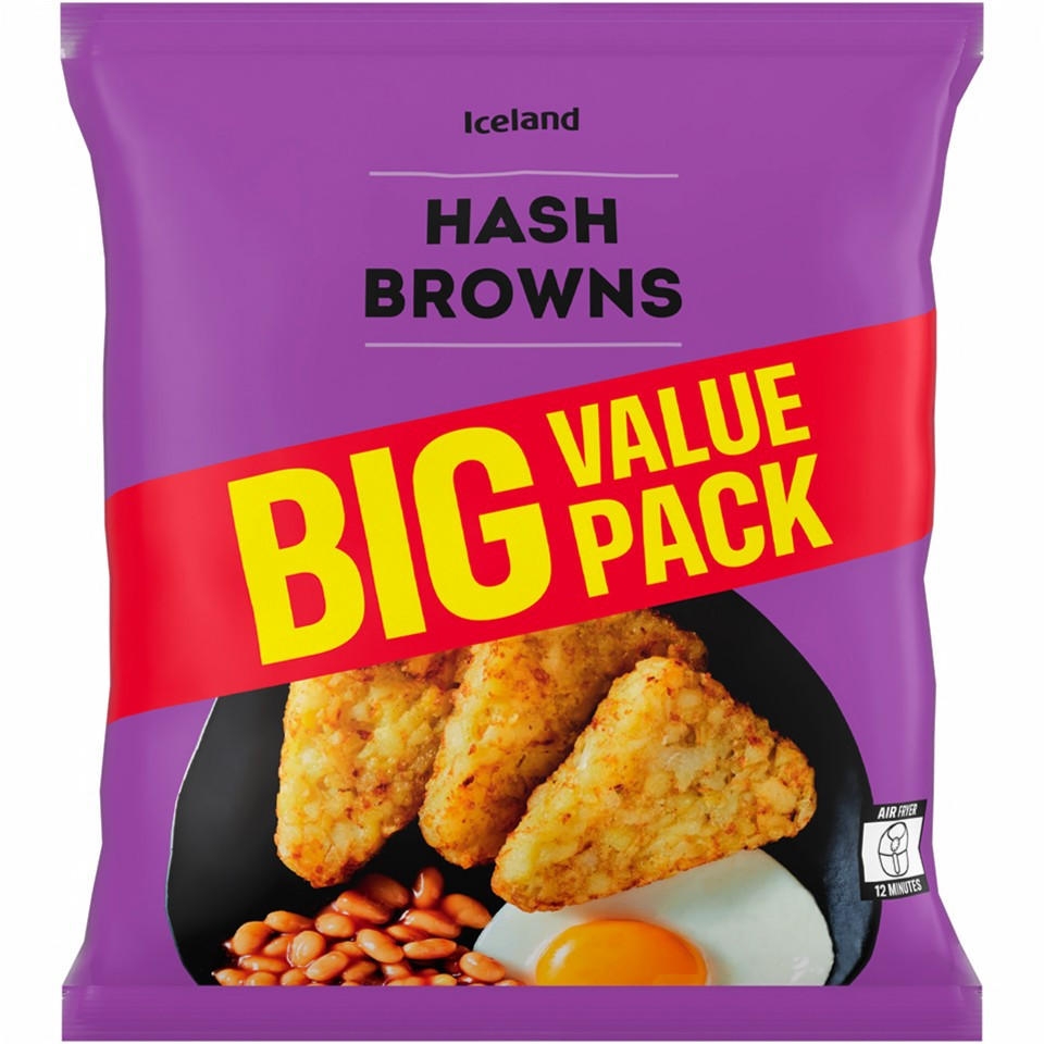 Iceland Hash Browns 800g