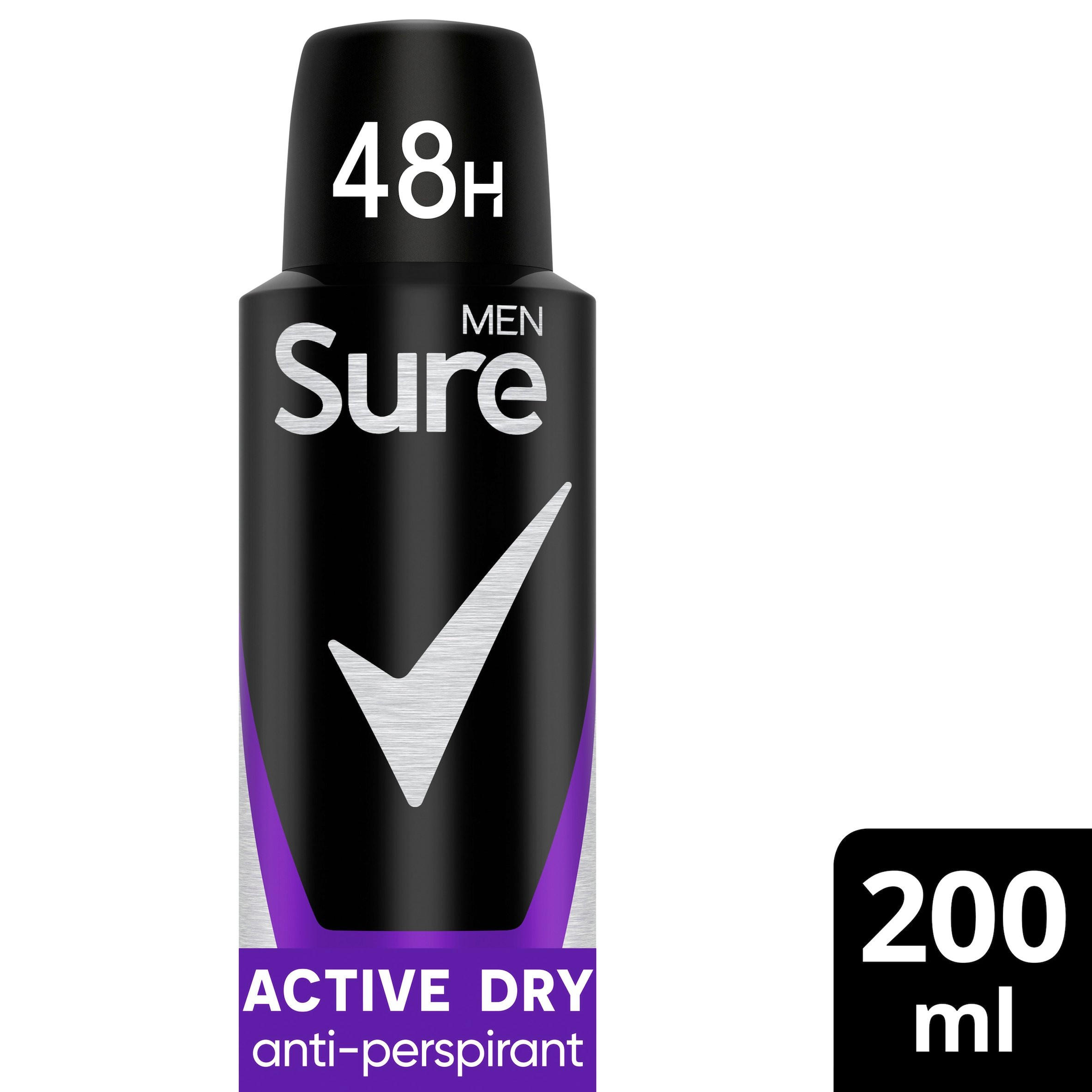 Sure Men Anti-Perspirant Aerosol Active Dry 200 ml