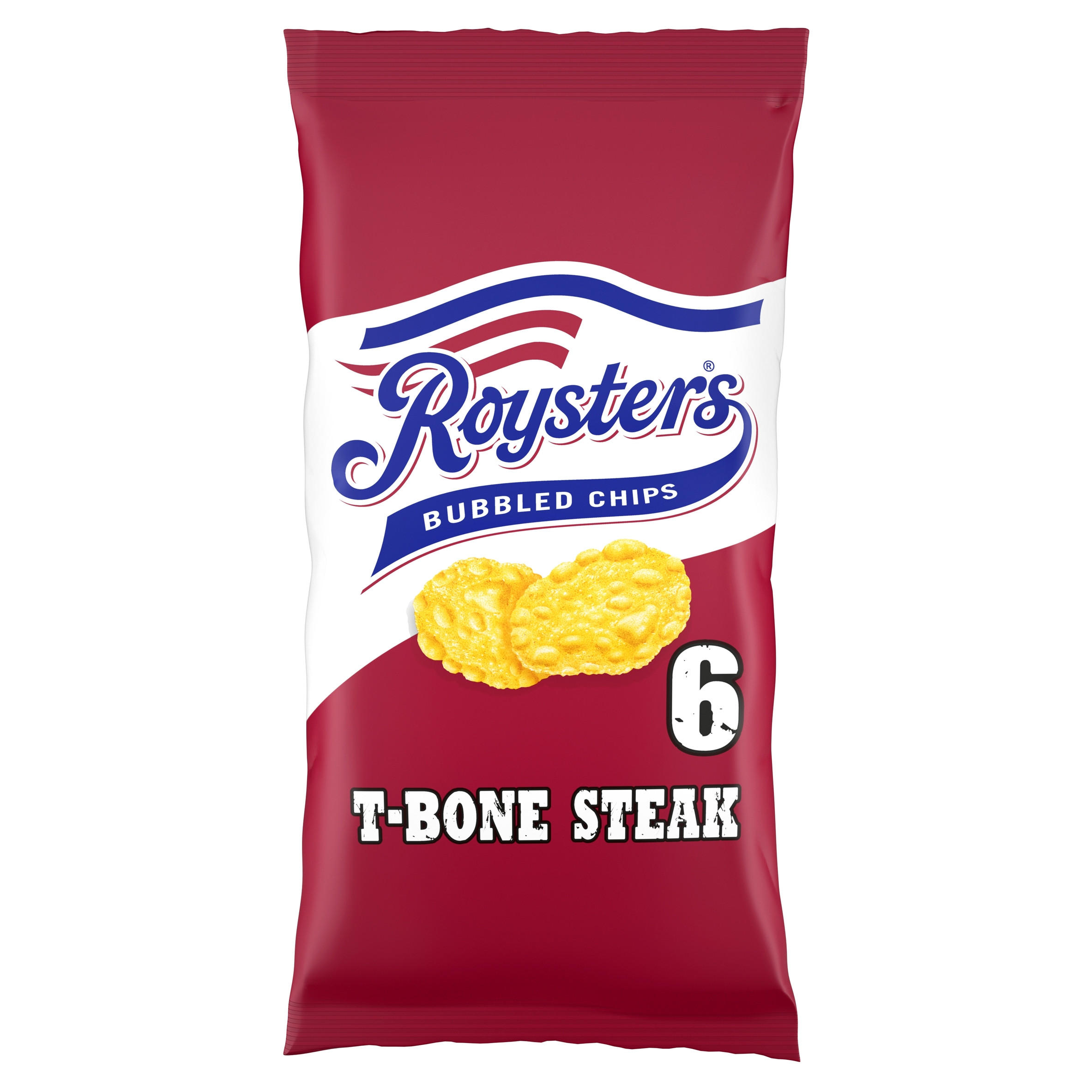 Roysters T-Bone Steak Multipack Crisps 6 Pack
