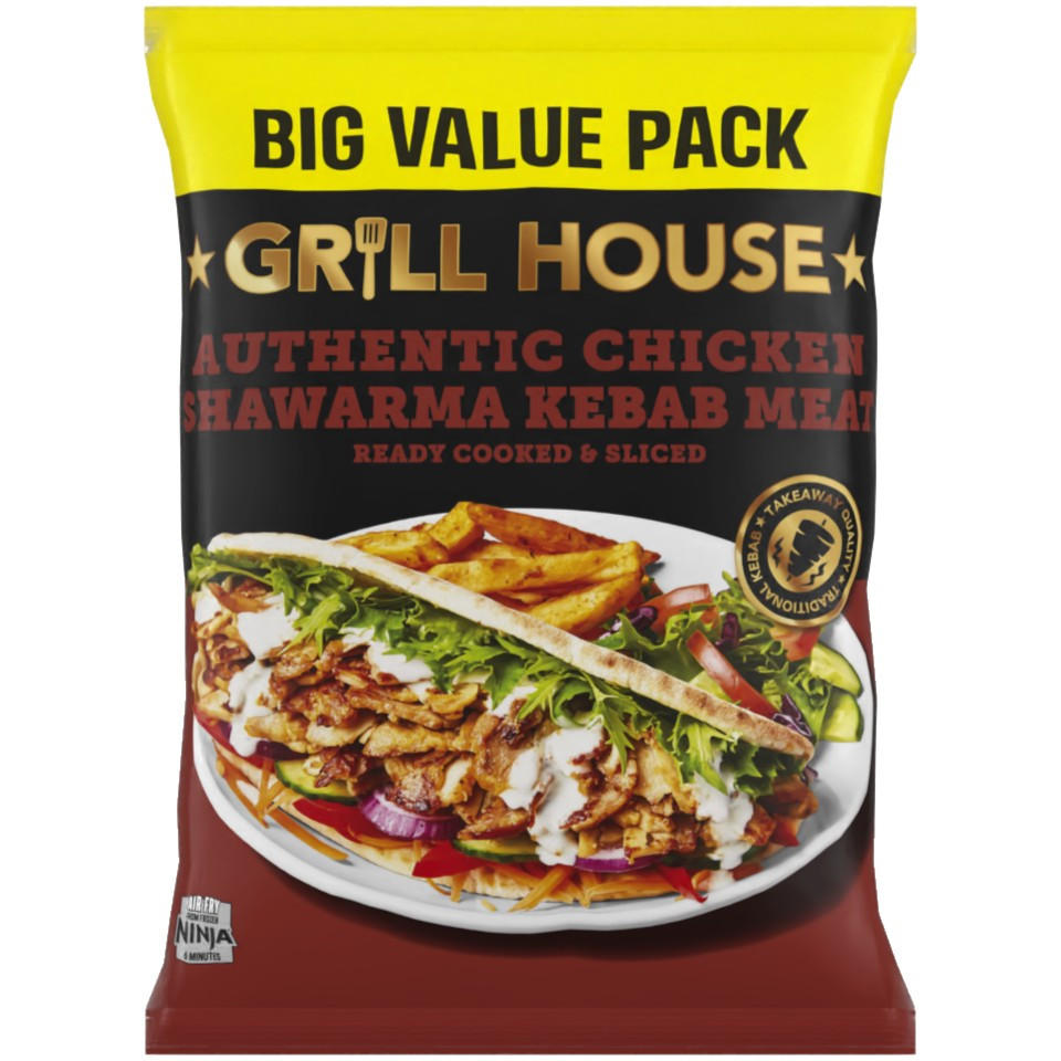 Grill House Chicken Shawarma Kebab Meat 750g