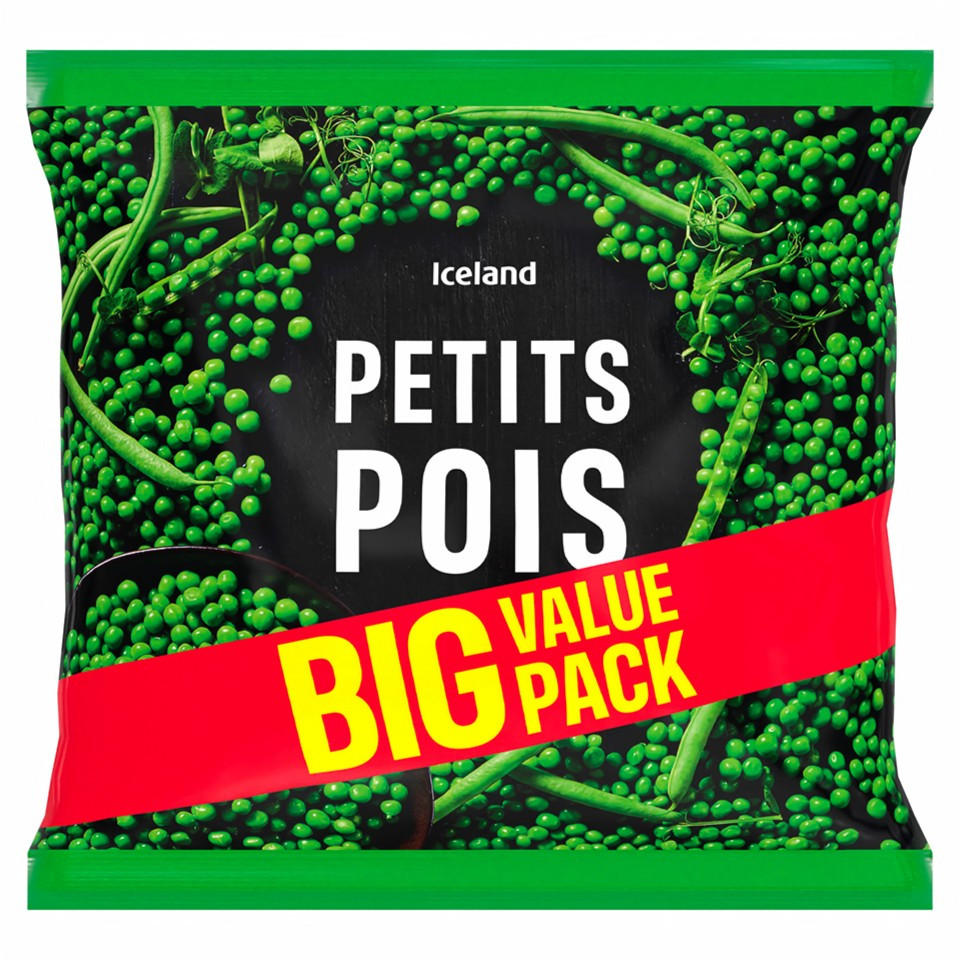 Iceland Petits pois 800g