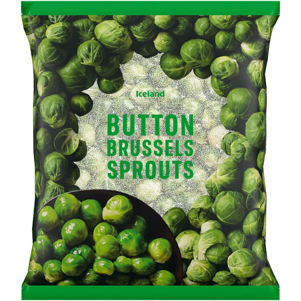 Iceland Button Brussels Sprouts 1kg