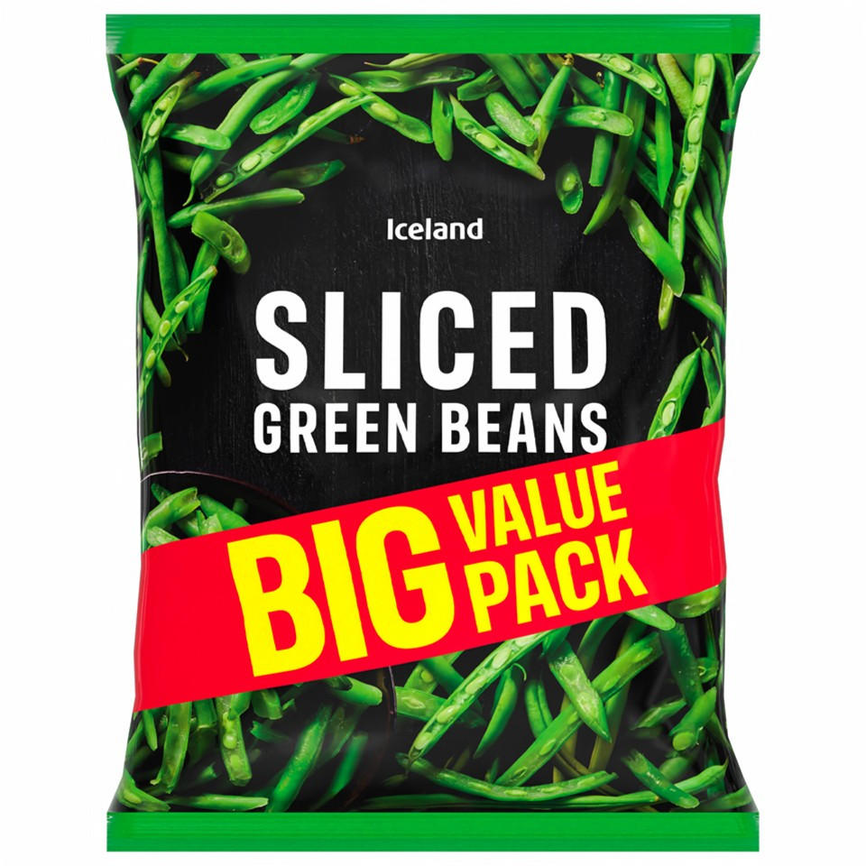 Iceland Sliced Green Beans 1kg