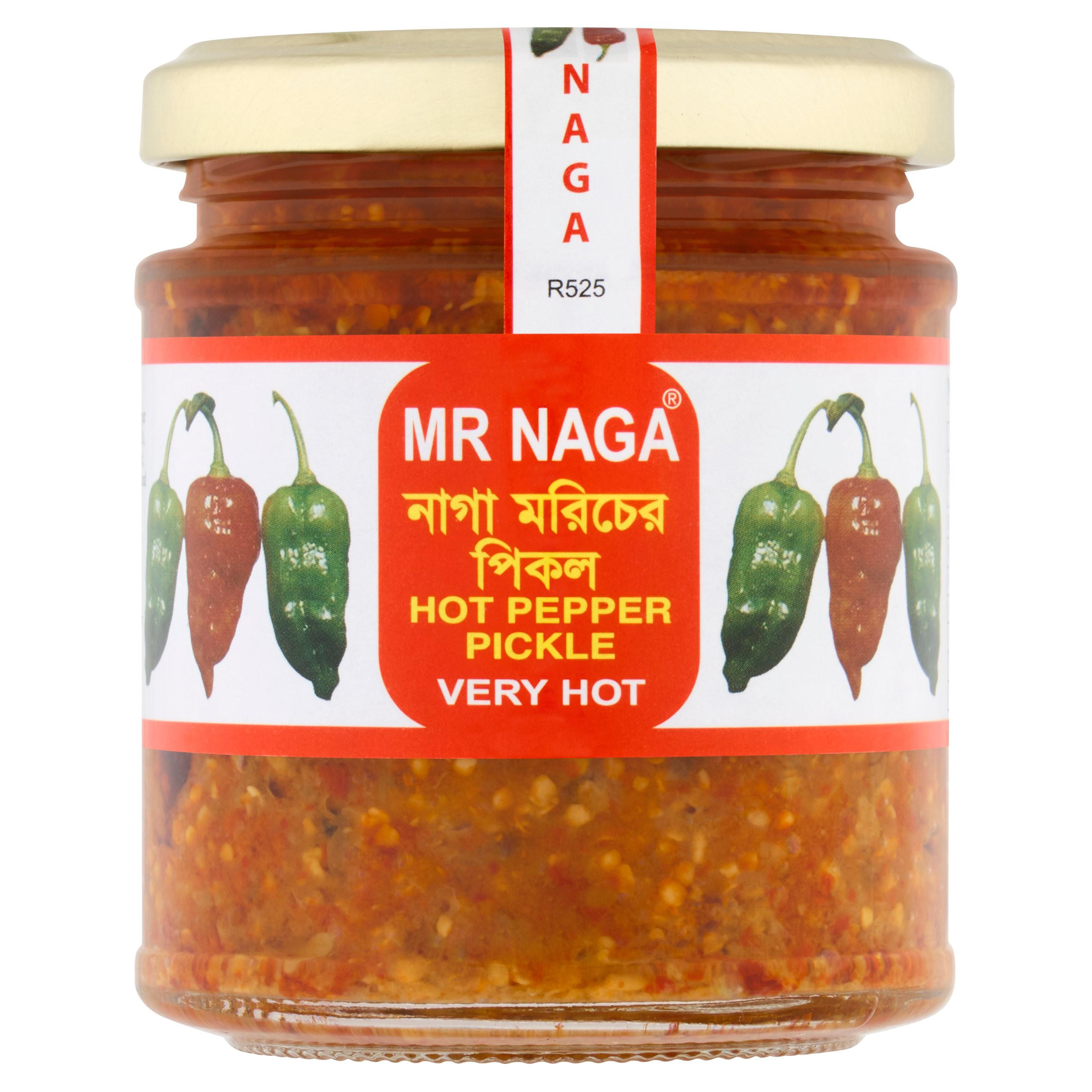 Mr Naga Hot Pepper Pickle 190g