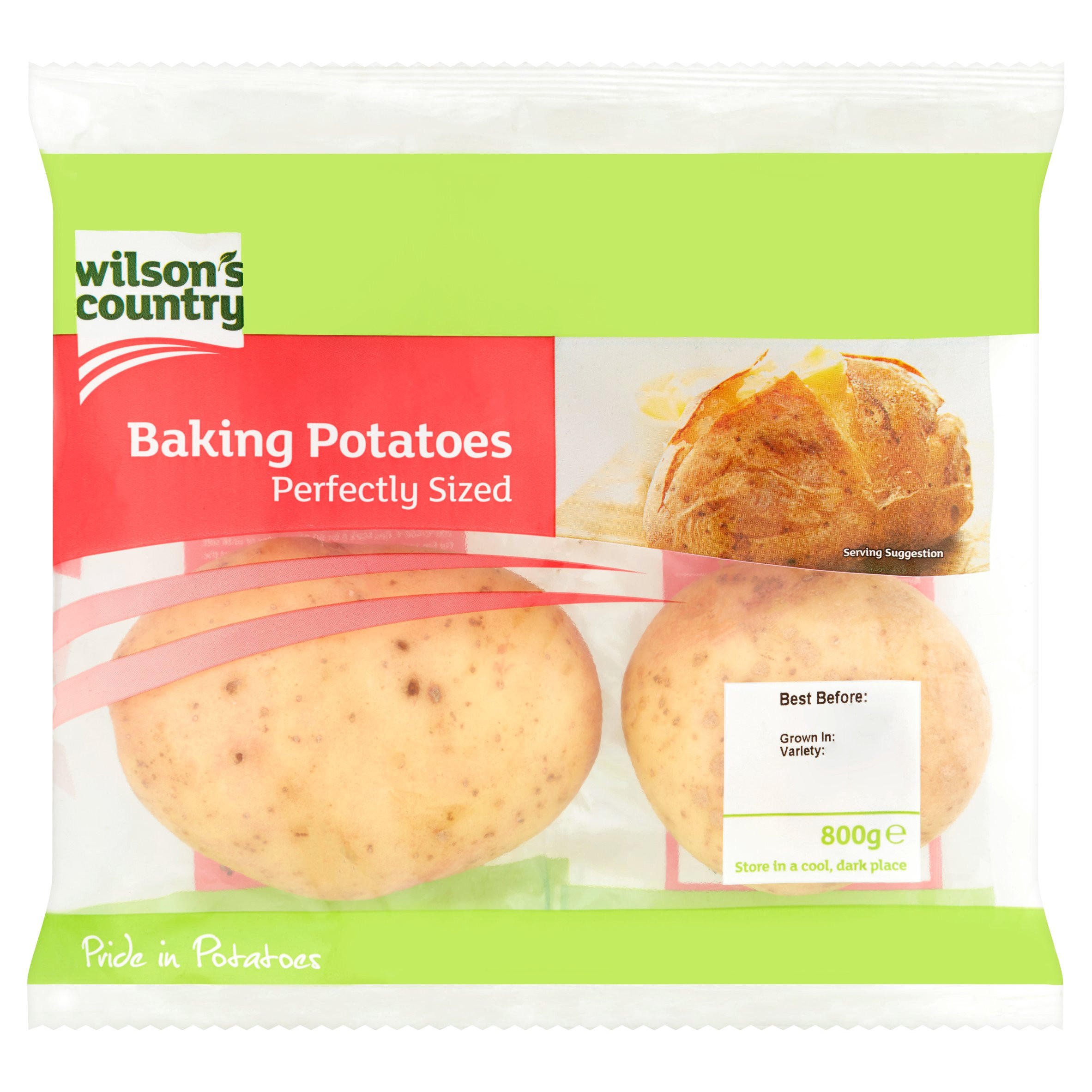 Wilson's Country Baking Potatoes 800g