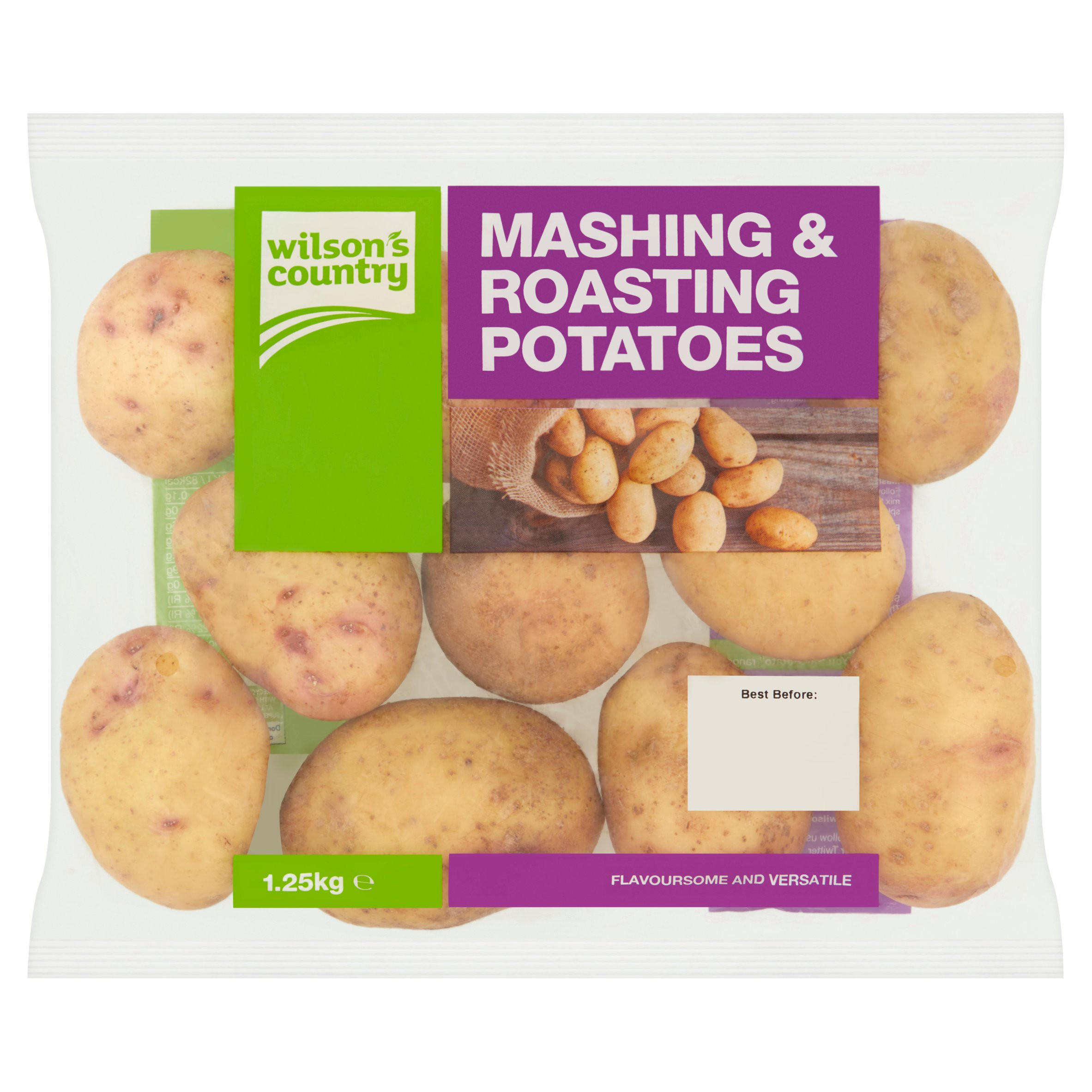 Wilson's Country Mashing & Roasting Potatoes 1.25kg
