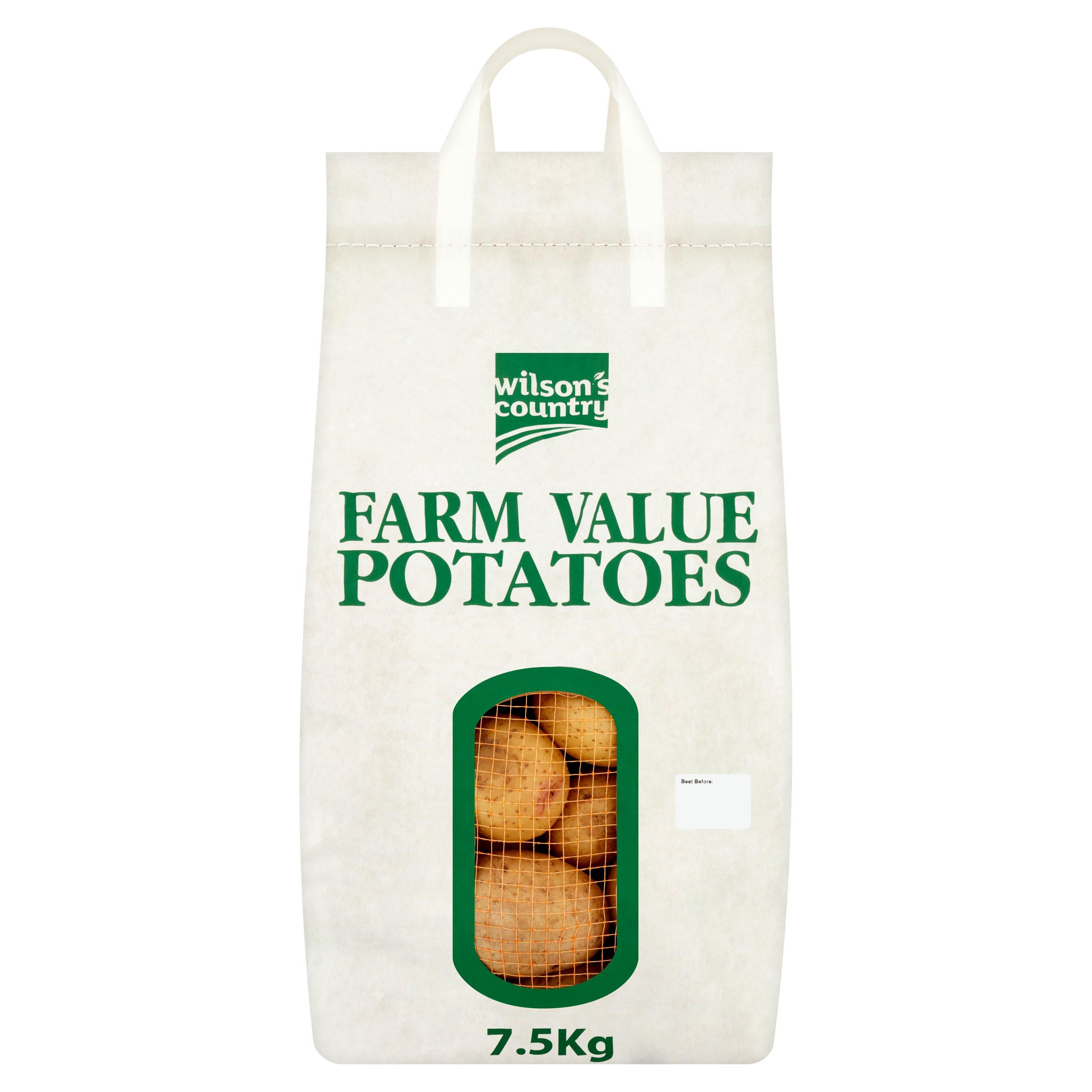 Wilson's Country Farm Value Potatoes 7.5kg
