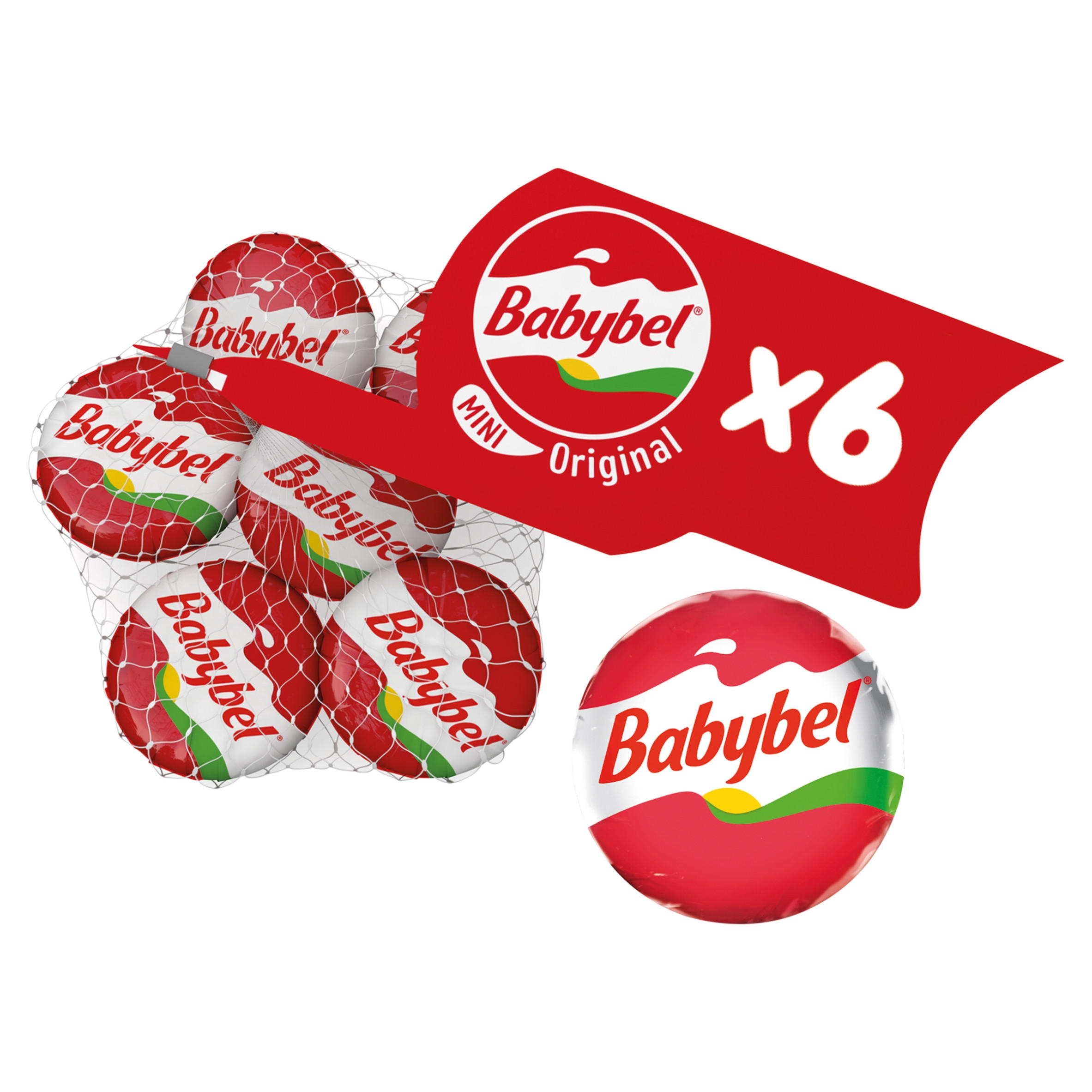 Babybel Mini Original Cheese 6 x 20g (120g)