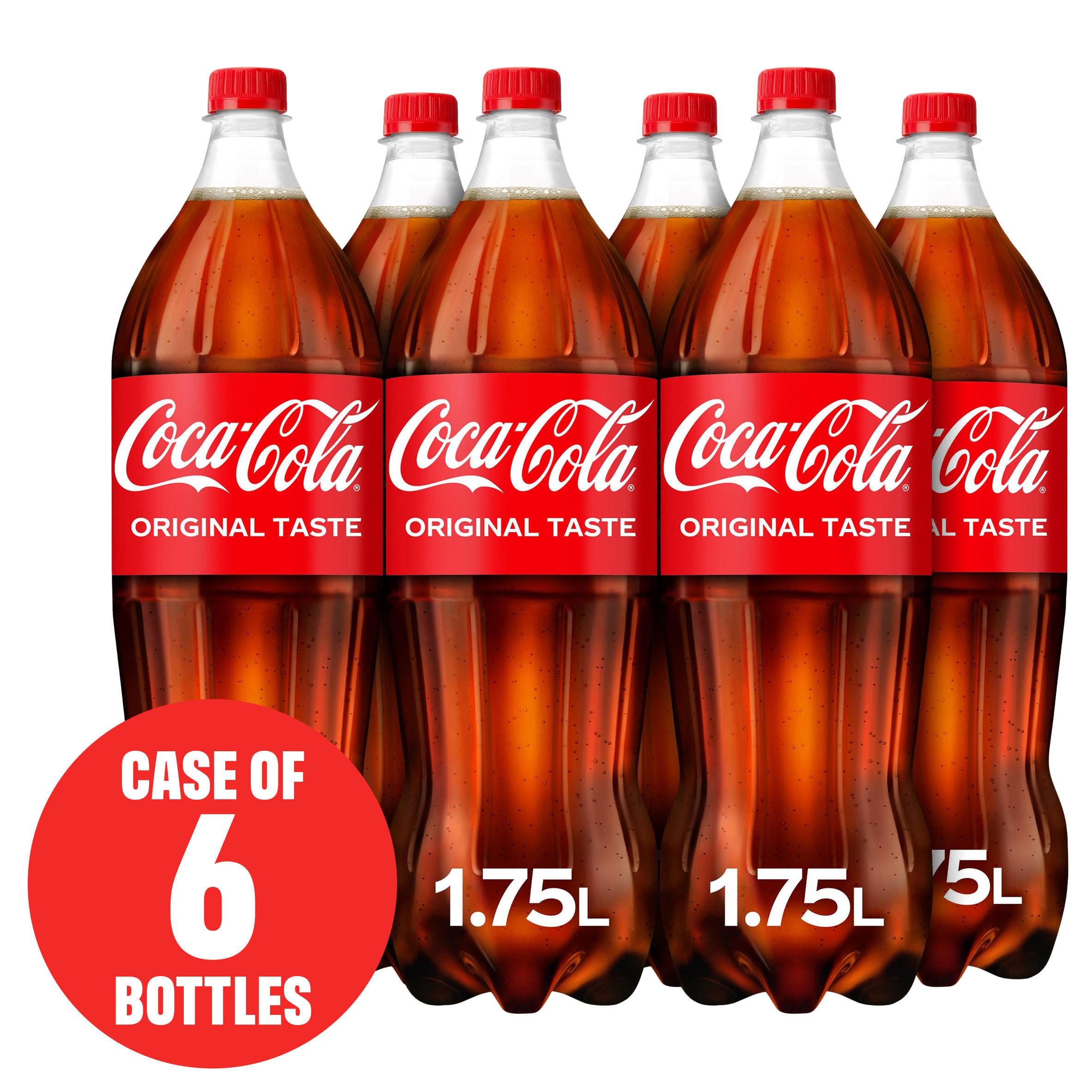 Coca-Cola Original Taste 1.75L 6 Pack
